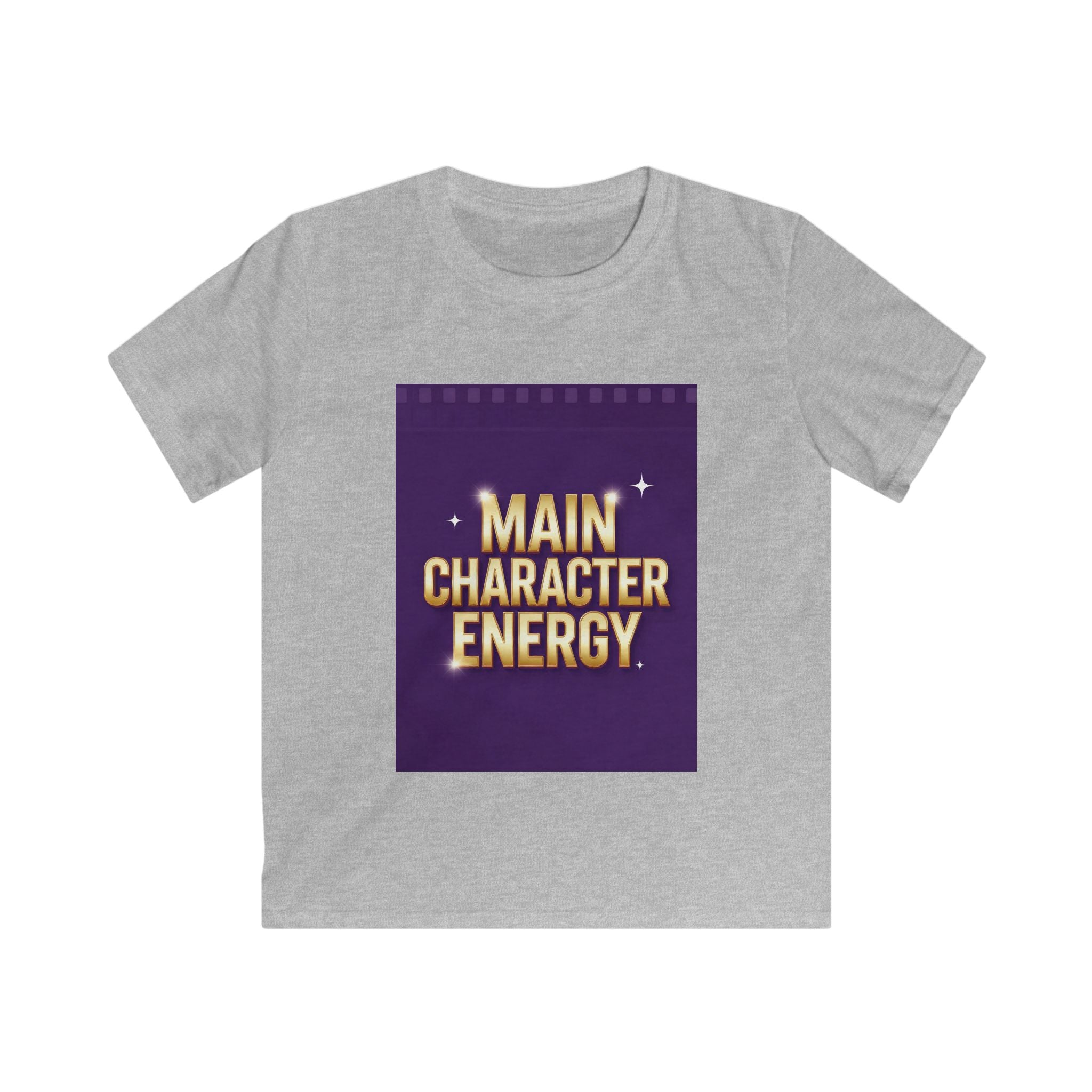 Kids T‑Shirt — "Main Character Energy" Bold Graphic Tee for Confident Kids