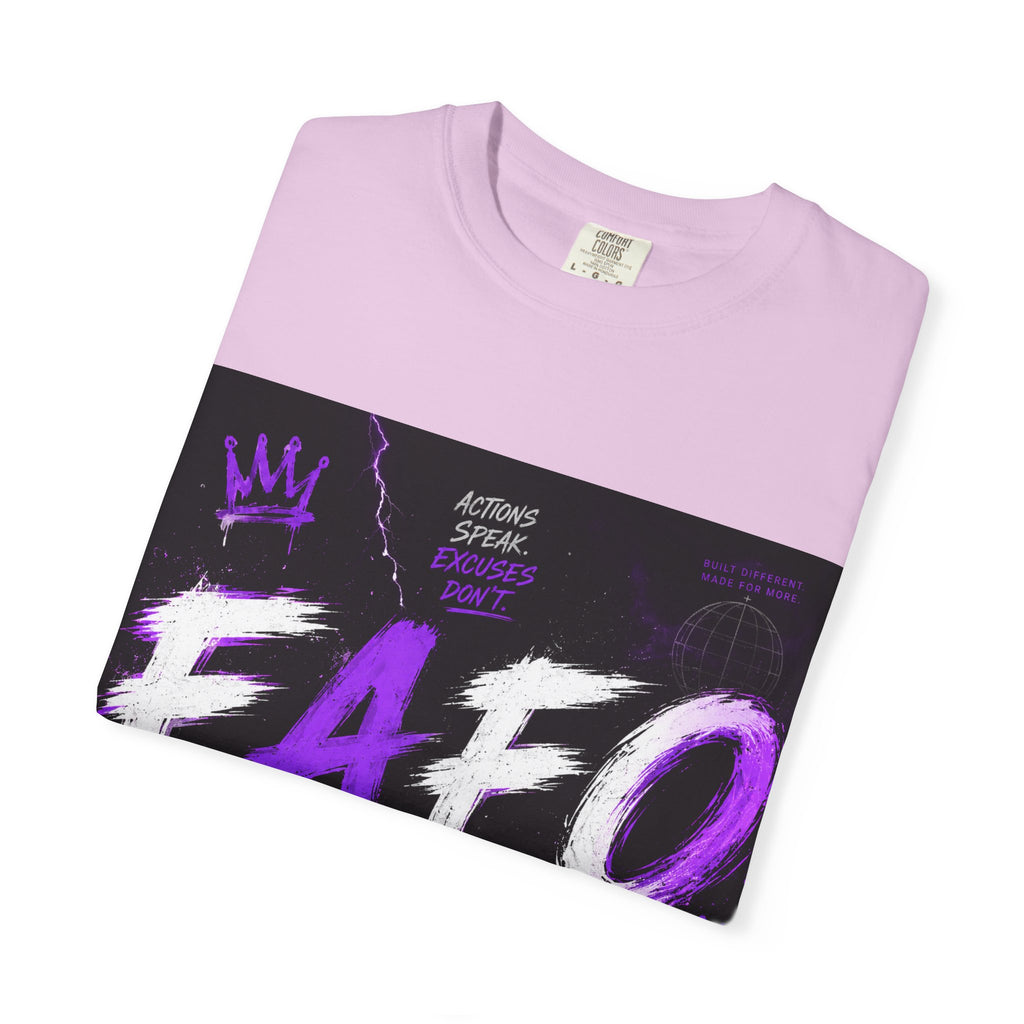 FAFO Graphic T-Shirt — Edgy Purple Streetwear Tee