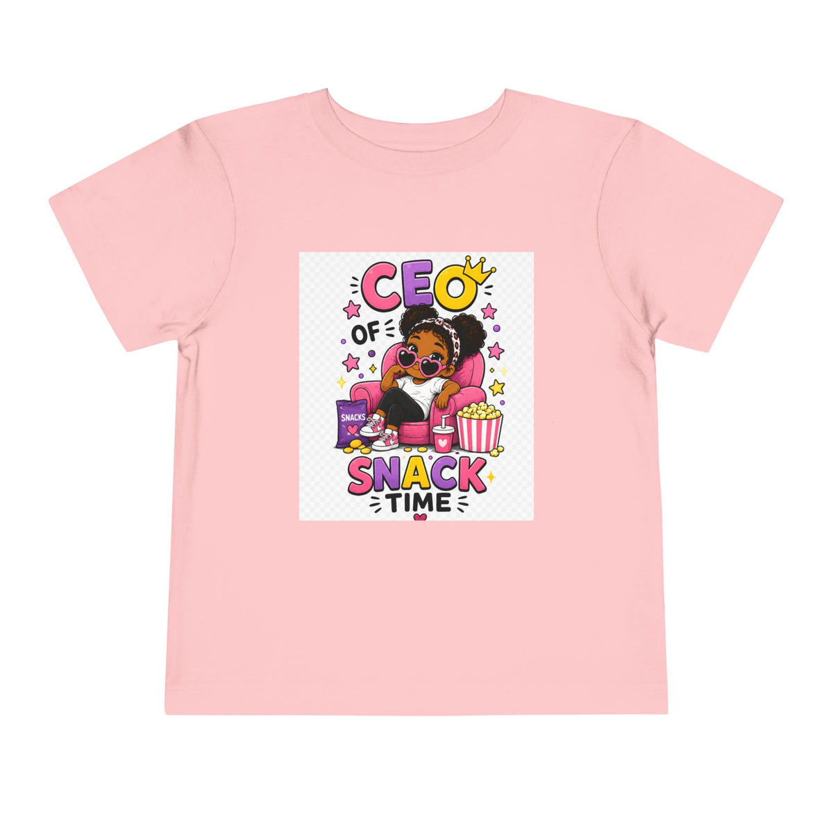 "CEO of Snack Time" Toddler Tee