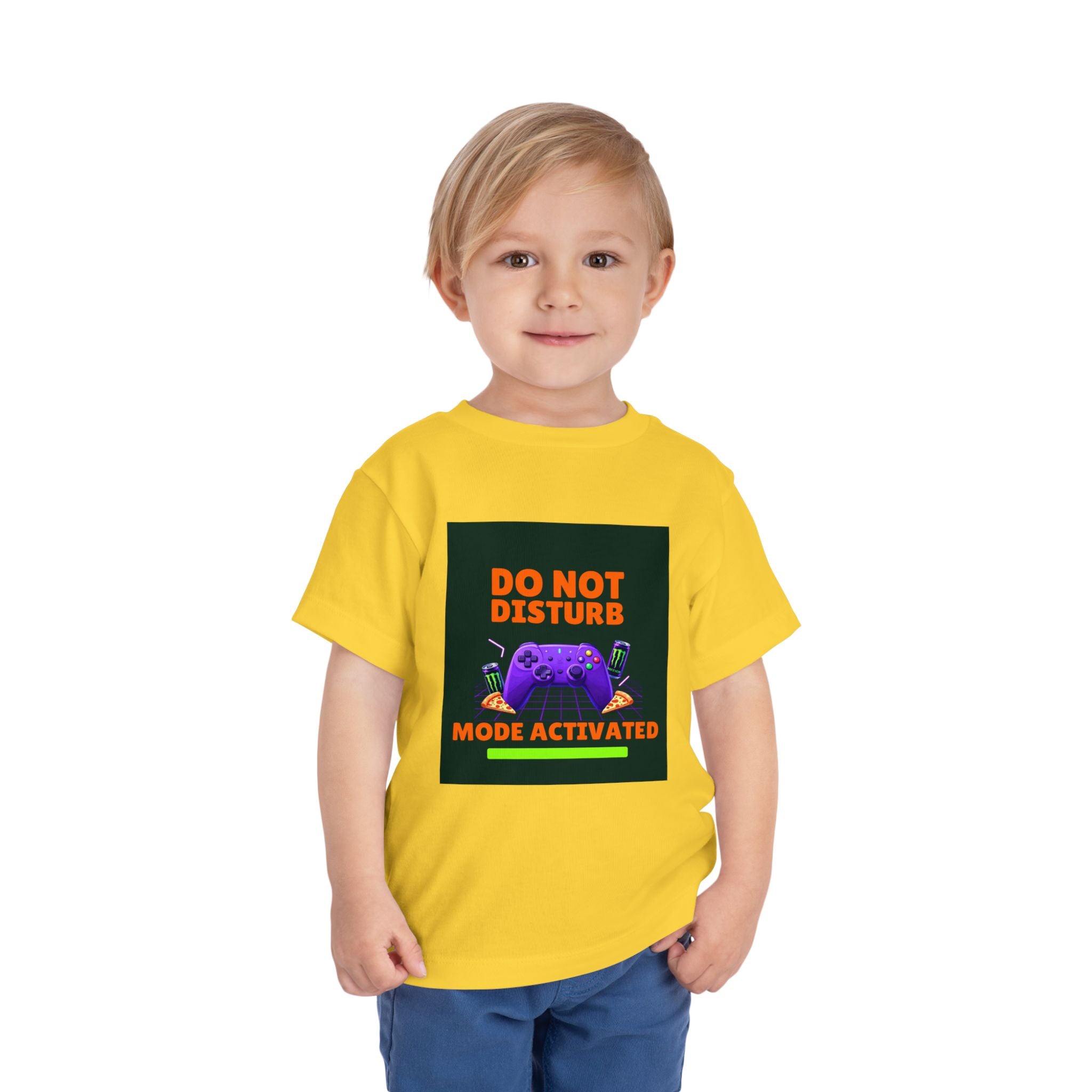 Do Not Disturb Mode Activated Toddler Tee — Gamer Controller Graphic Shirt