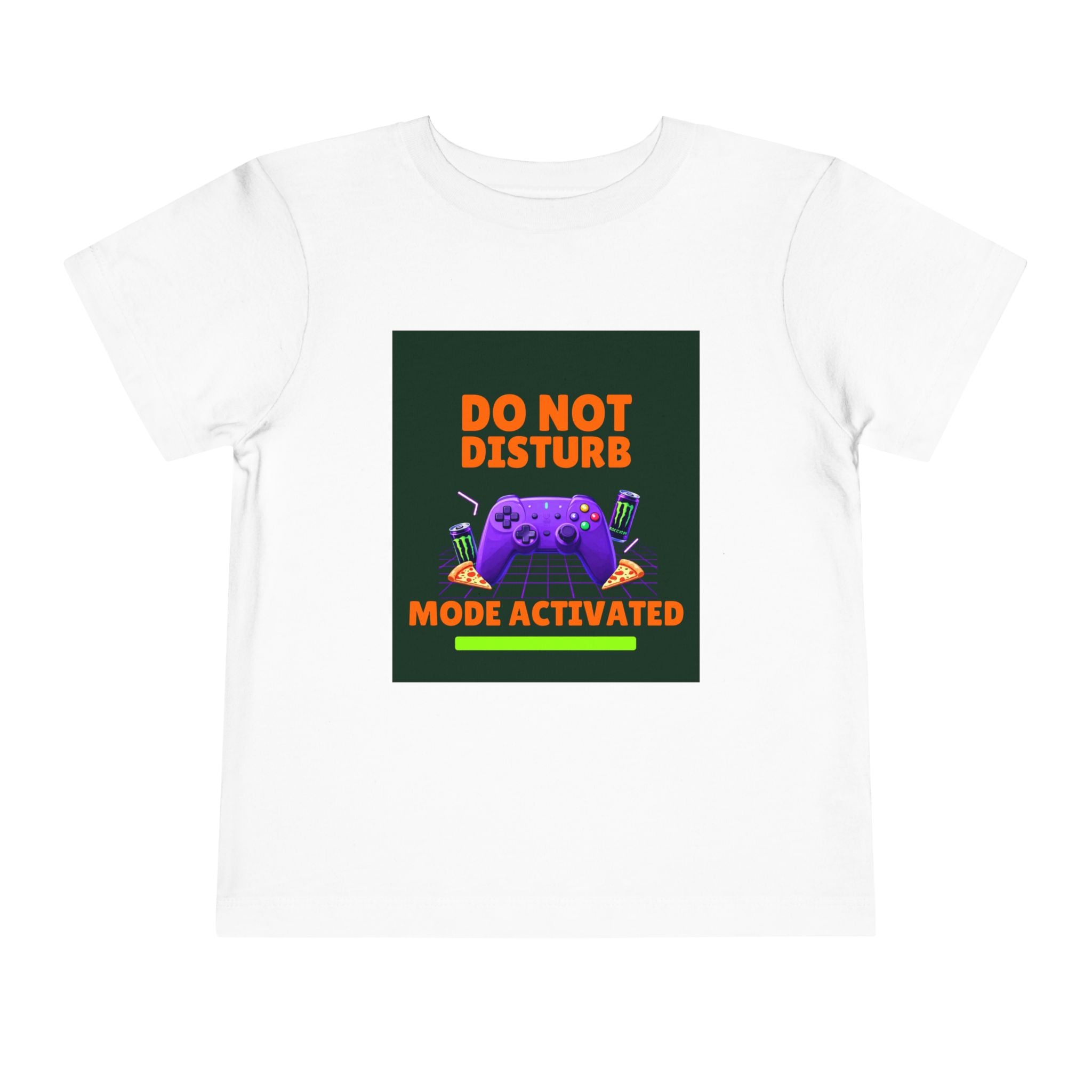 Do Not Disturb Mode Activated Toddler Tee — Gamer Controller Graphic Shirt