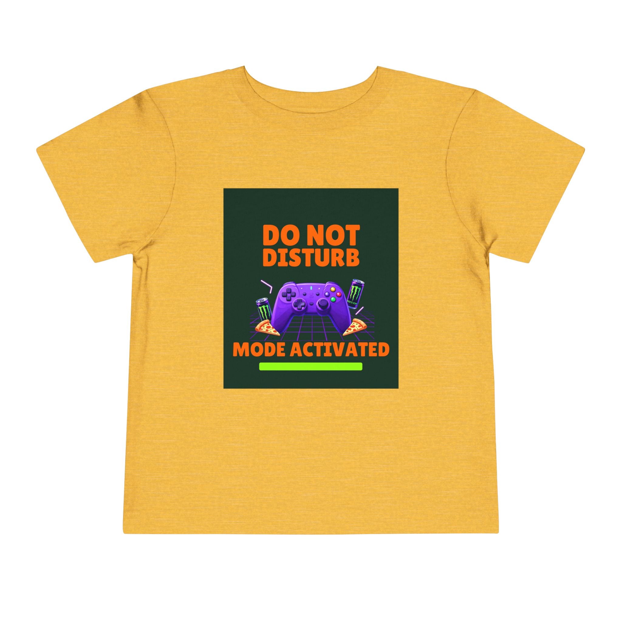 Do Not Disturb Mode Activated Toddler Tee — Gamer Controller Graphic Shirt