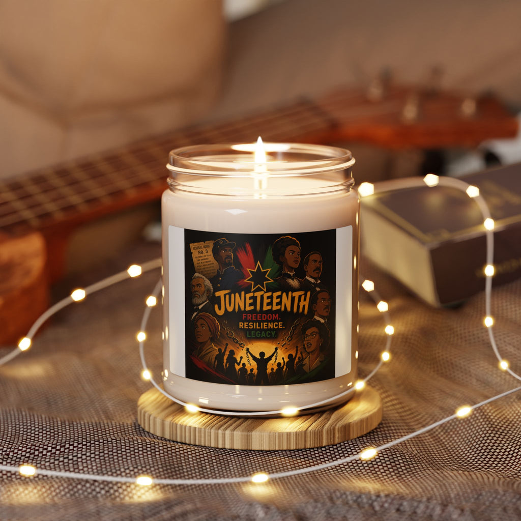 Juneteenth Soy Candle — Freedom, Resilience & Legacy 9oz Scented Jar