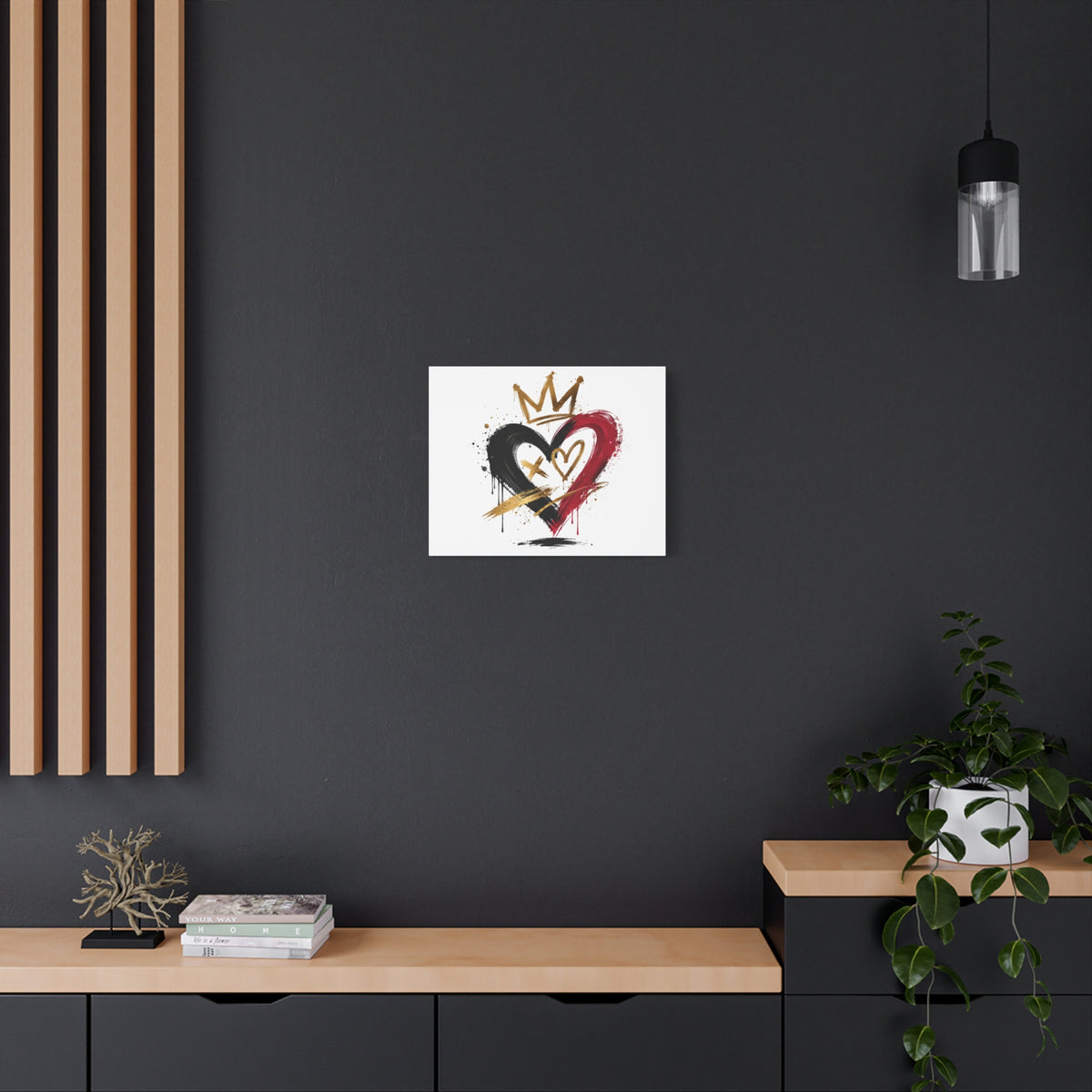 Crowned Heart Canvas