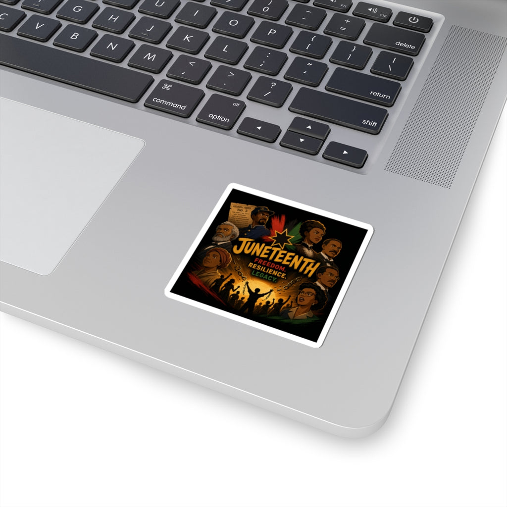 Juneteenth Freedom Sticker — Kiss-Cut Celebration Decal