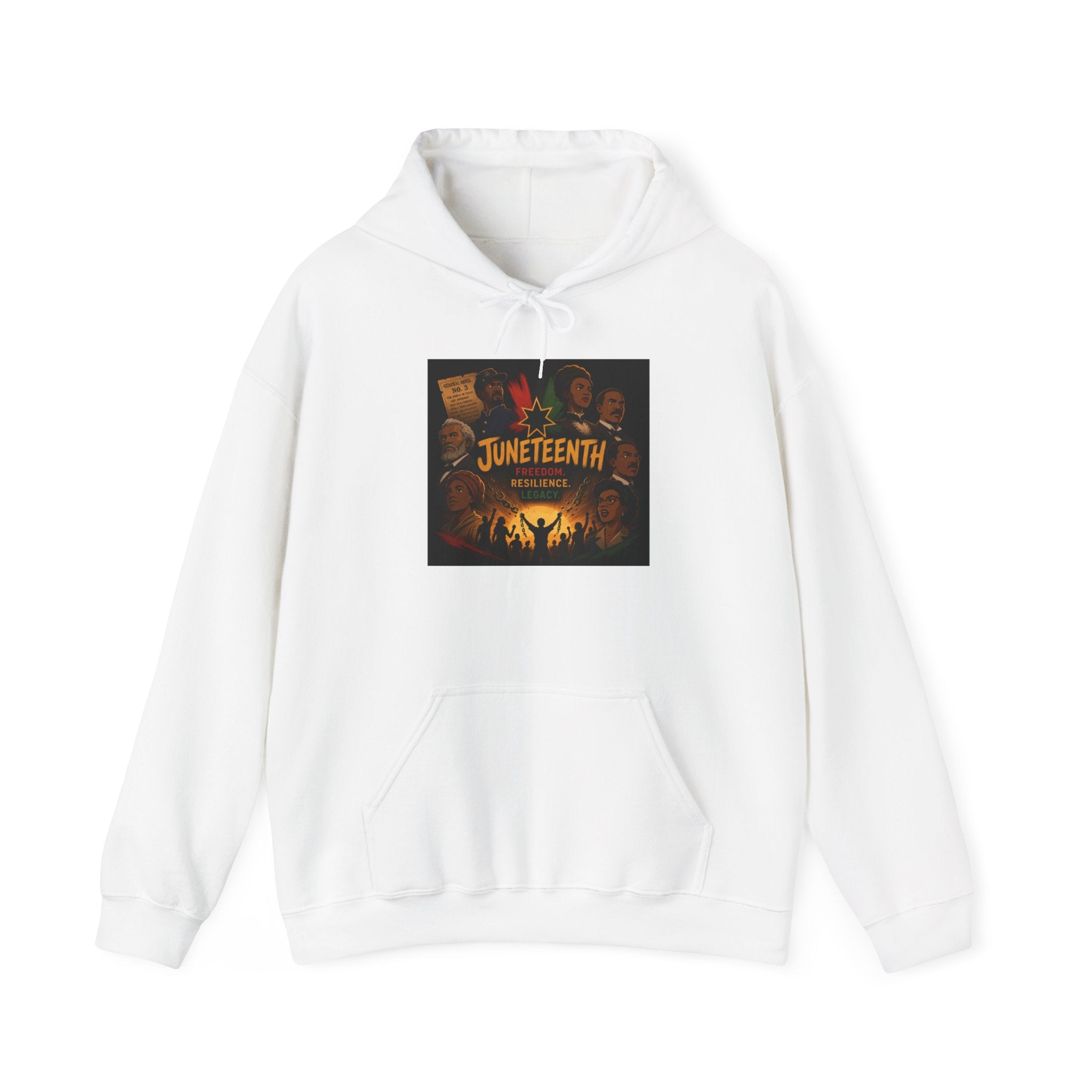 Juneteenth Celebration Hoodie - Bold Freedom & Unity Graphic