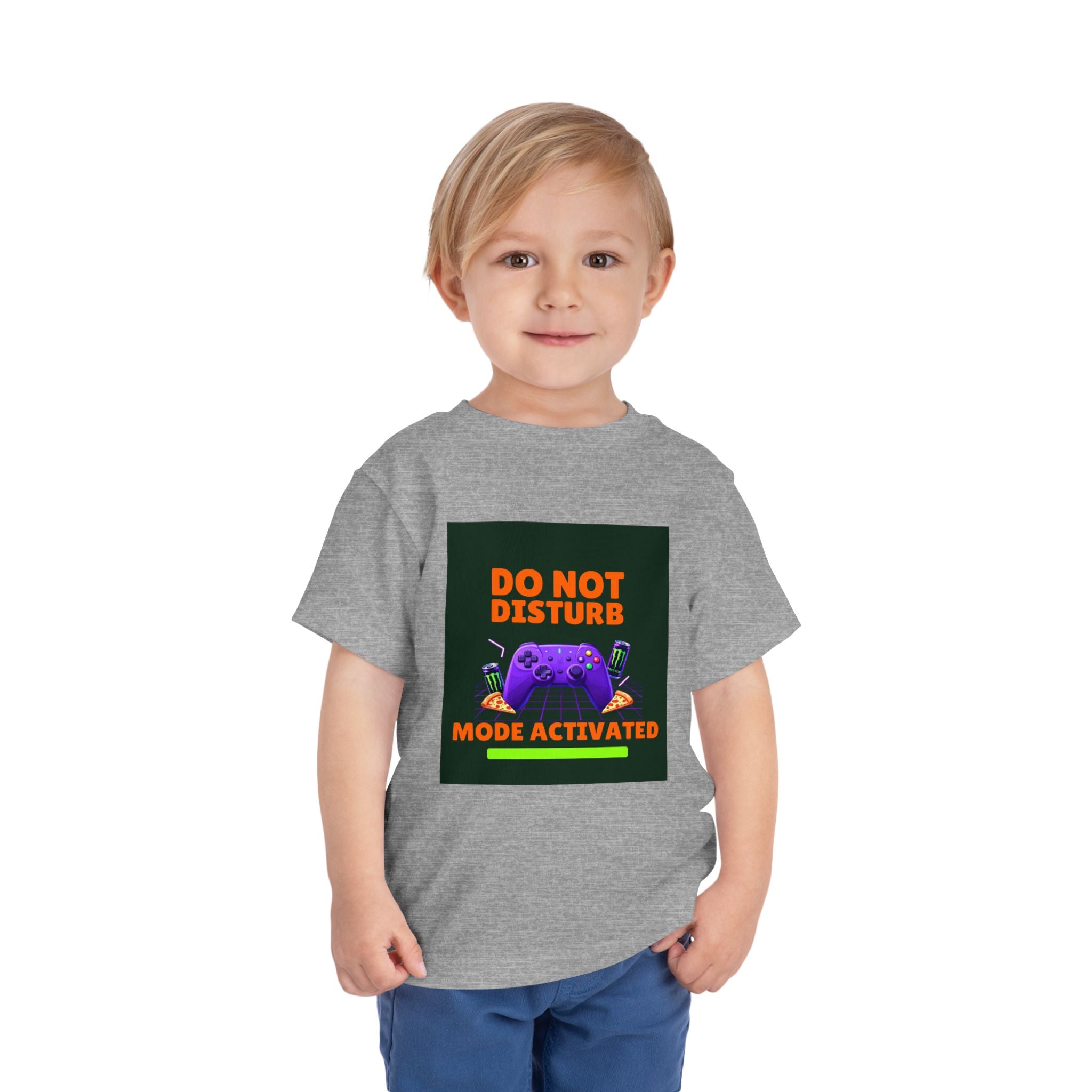 Do Not Disturb Mode Activated Toddler Tee — Gamer Controller Graphic Shirt