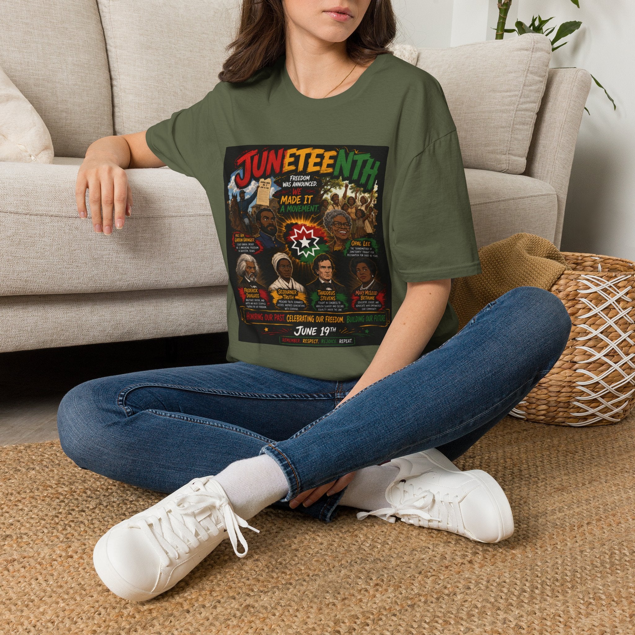 Juneteenth Celebration T-Shirt — Juneteenth Freedom Made It Graphic Tee