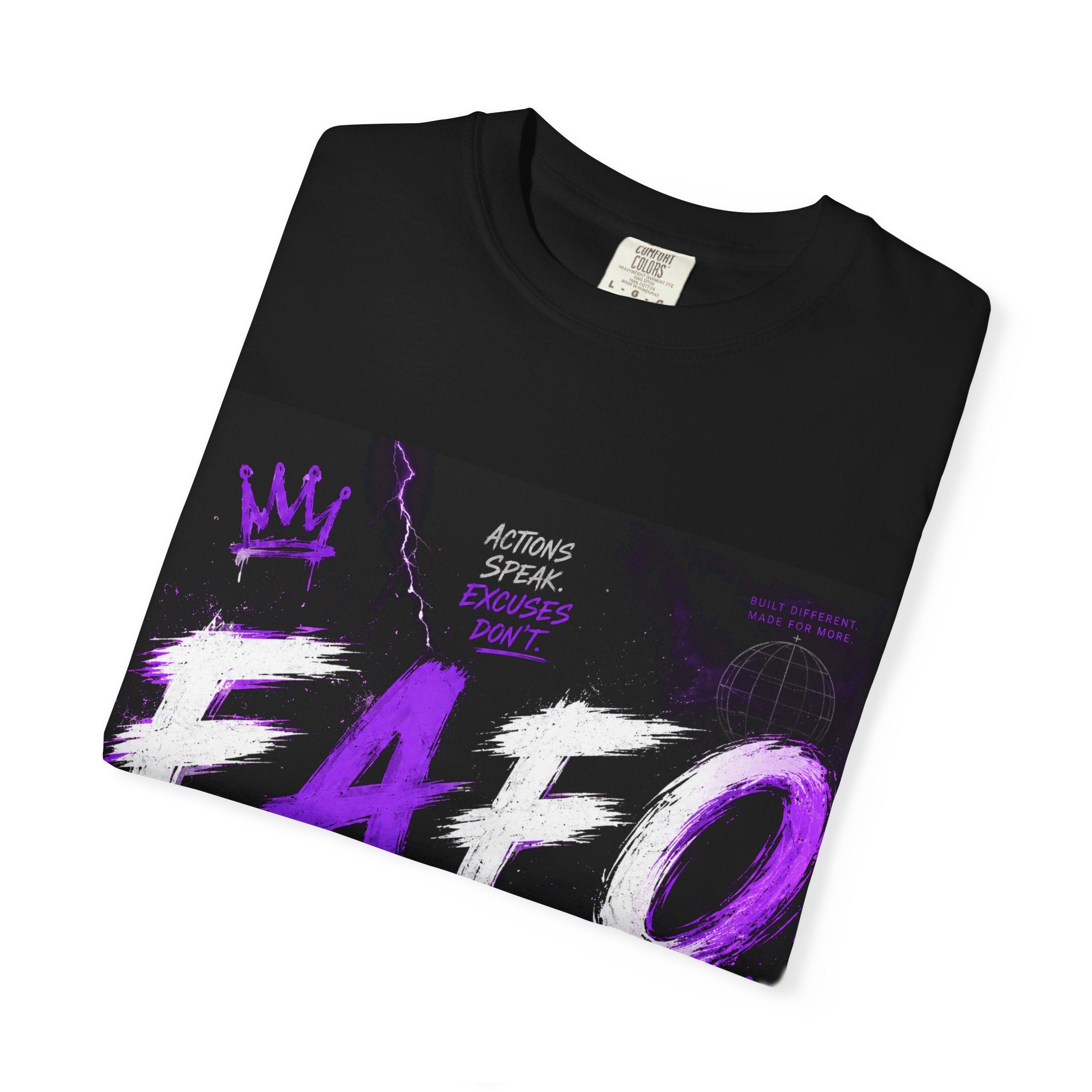FAFO Graphic T-Shirt — Edgy Purple Streetwear Tee