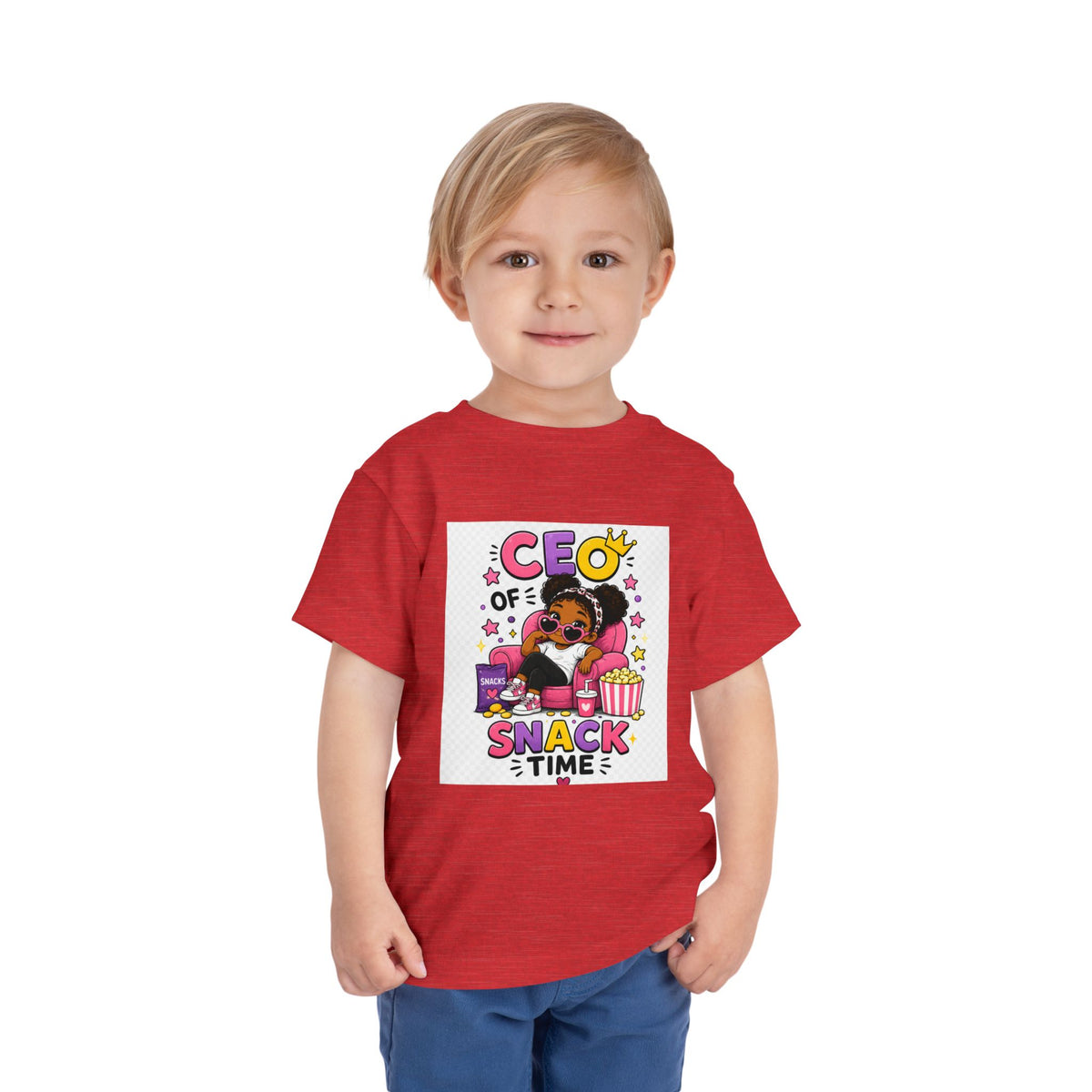 "CEO of Snack Time" Toddler Tee