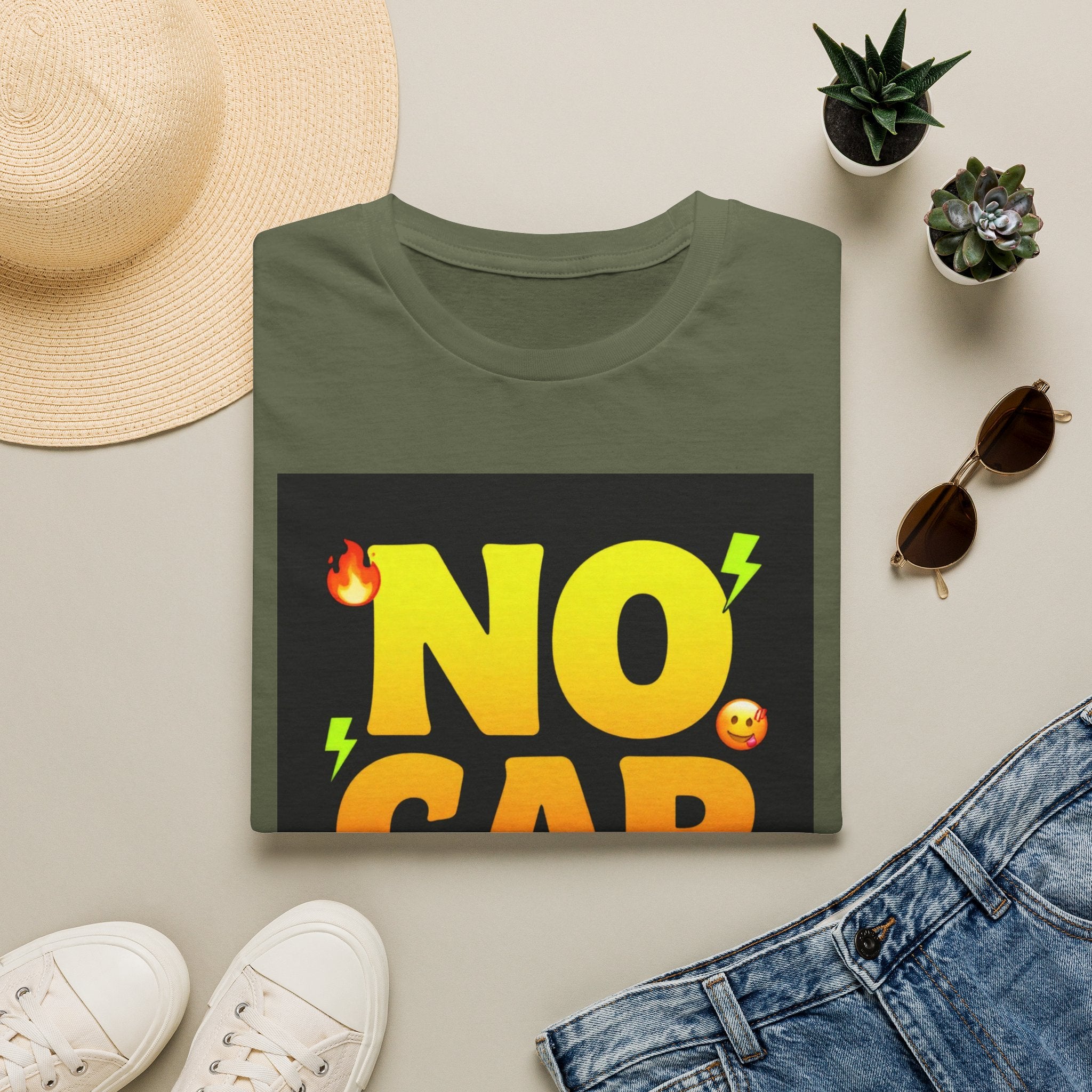 No Cap T-Shirt — "No Cap, All Facts" Bold Graphic Tee