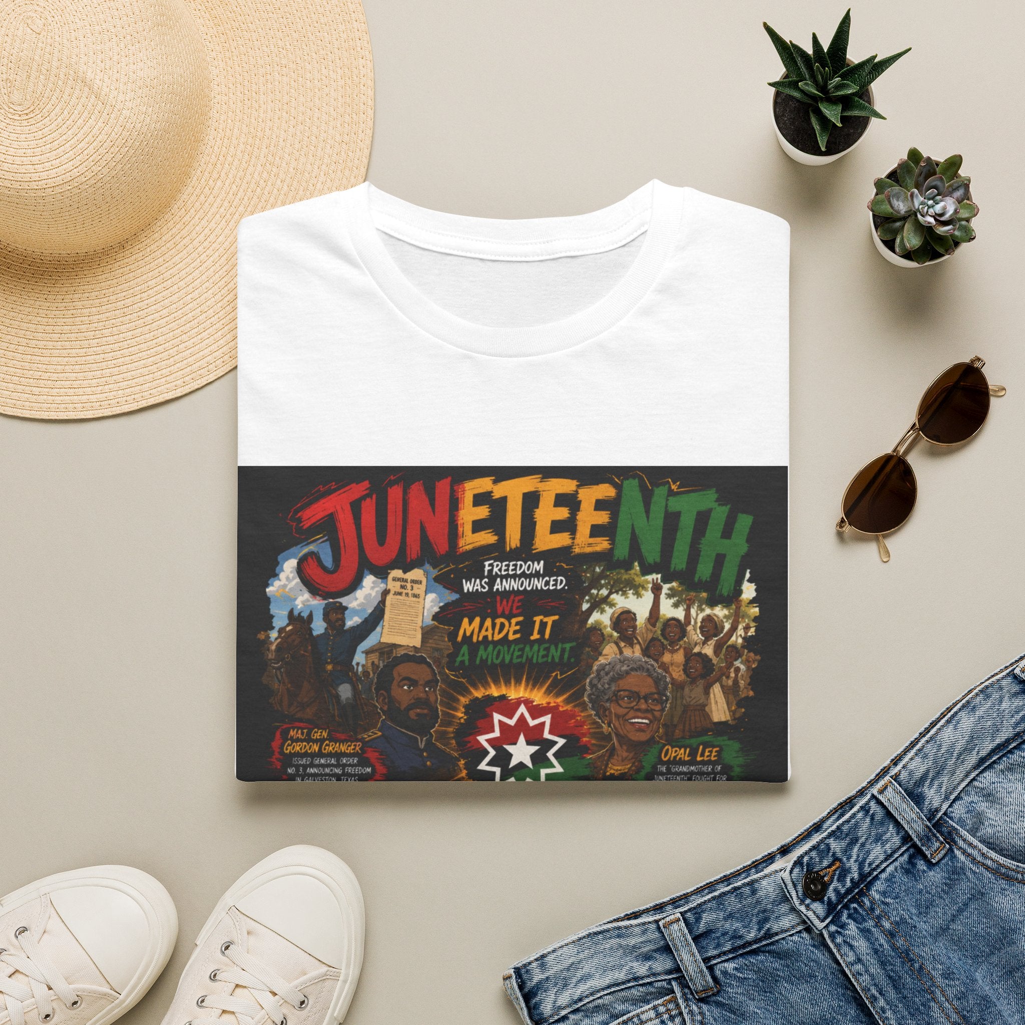 Juneteenth Celebration T-Shirt — Juneteenth Freedom Made It Graphic Tee