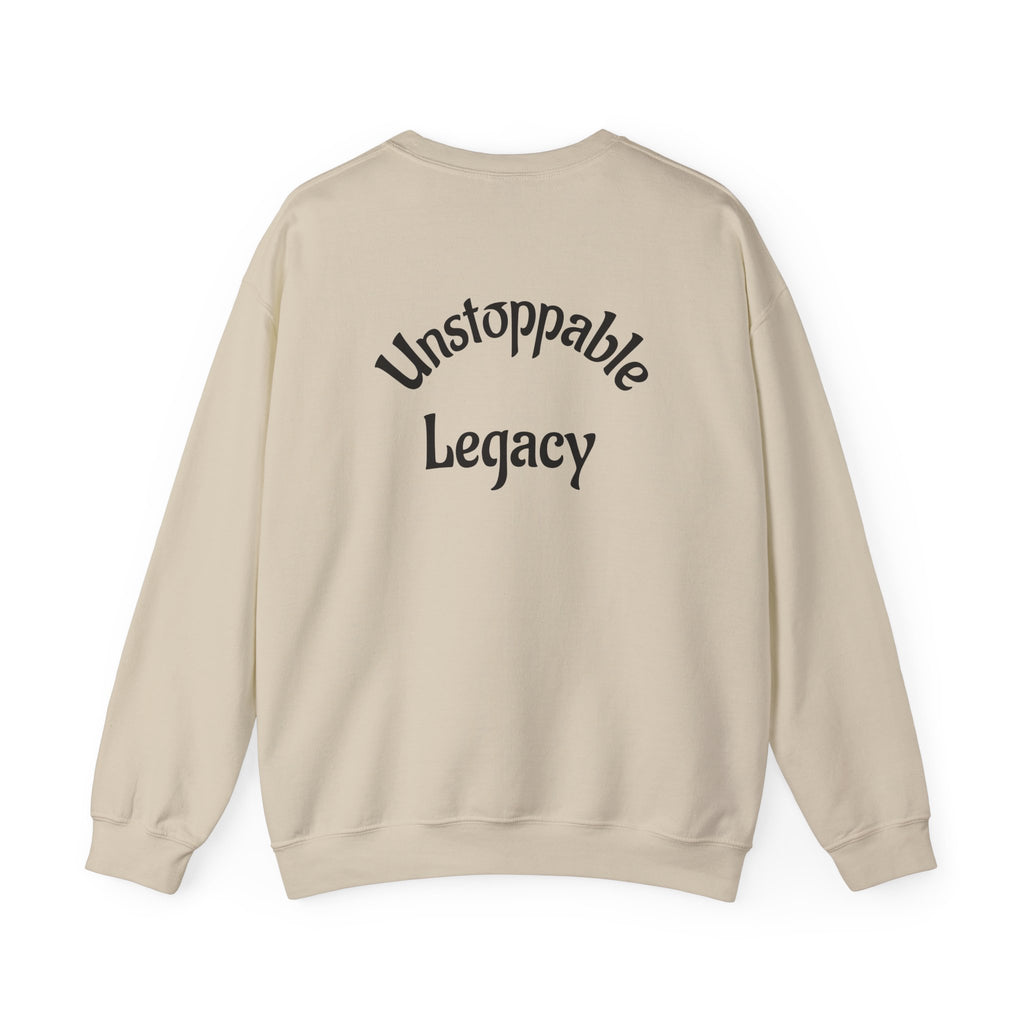 Juneteenth Crewneck Sweatshirt — "Unstoppable Legacy" Commemorative Jun 19 1865 Design