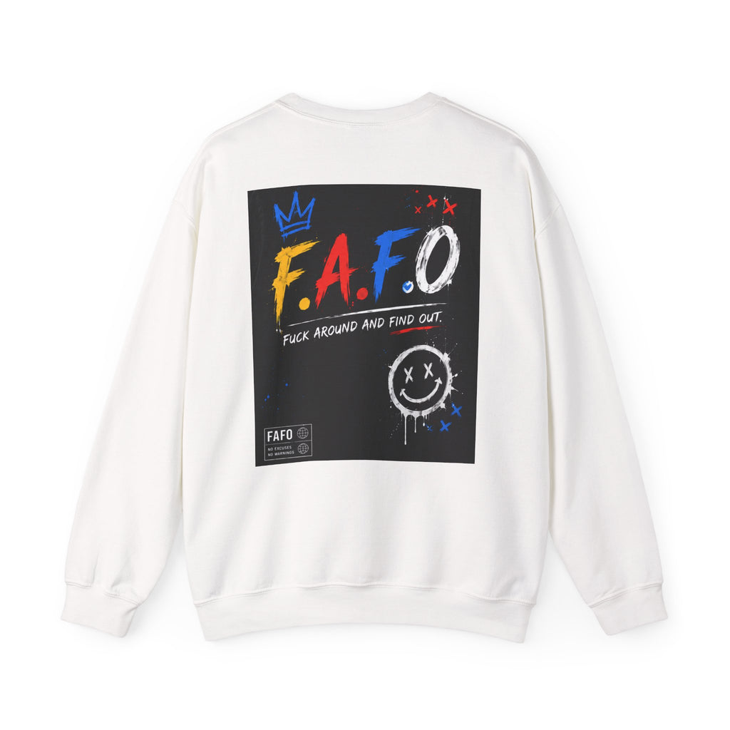 FAFO Graphic Crewneck Sweatshirt — Bold Street Art Pullover