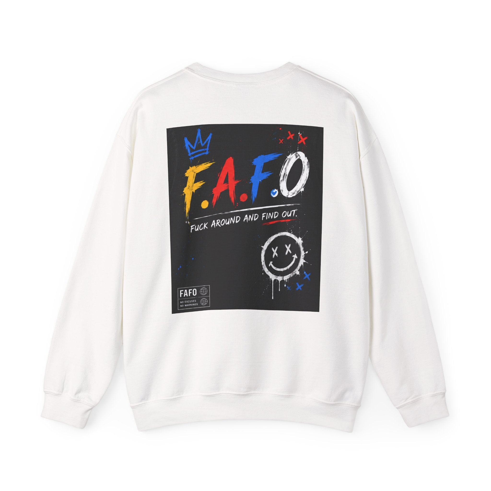FAFO Graphic Crewneck Sweatshirt — Bold Street Art Pullover