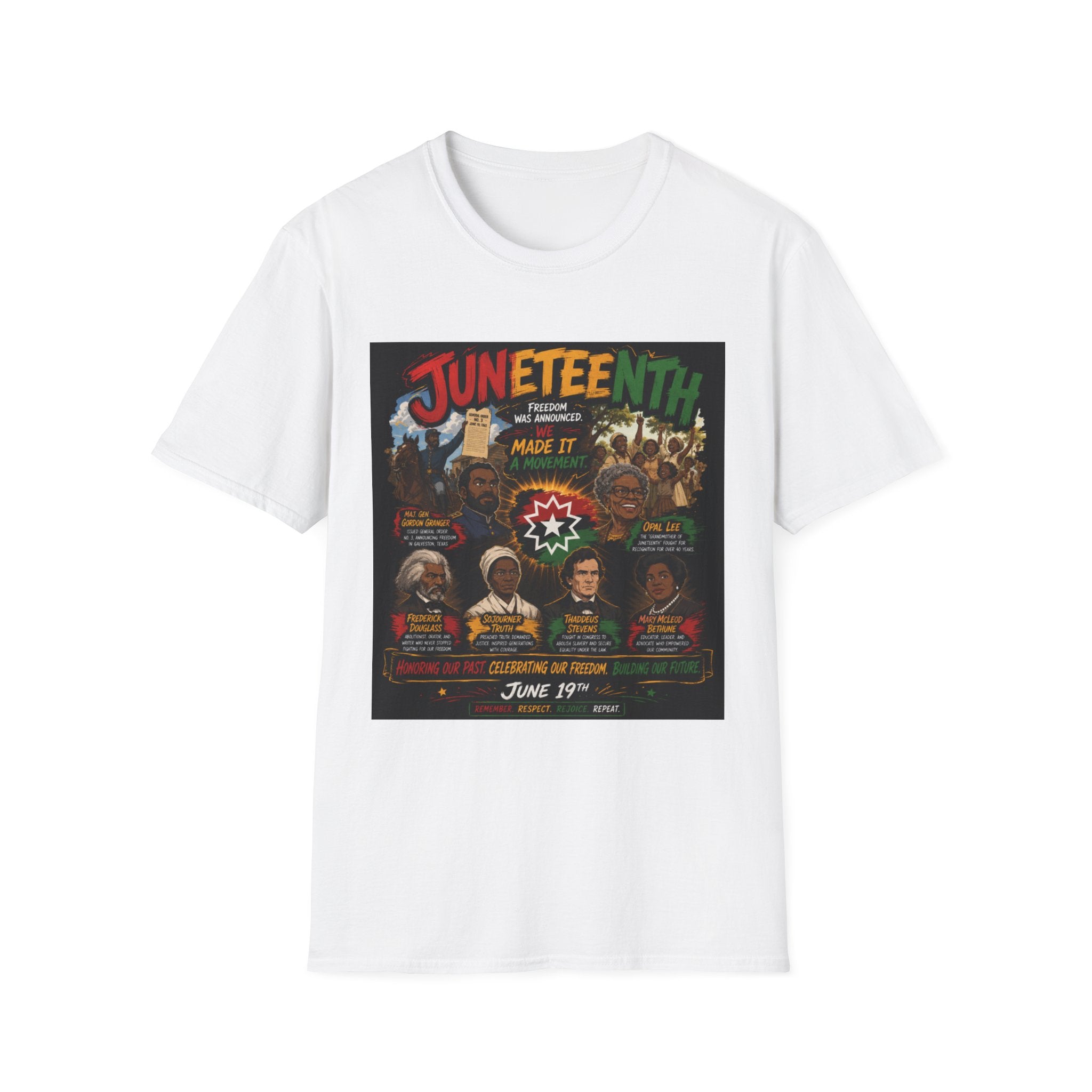 Juneteenth Celebration T-Shirt — Juneteenth Freedom Made It Graphic Tee