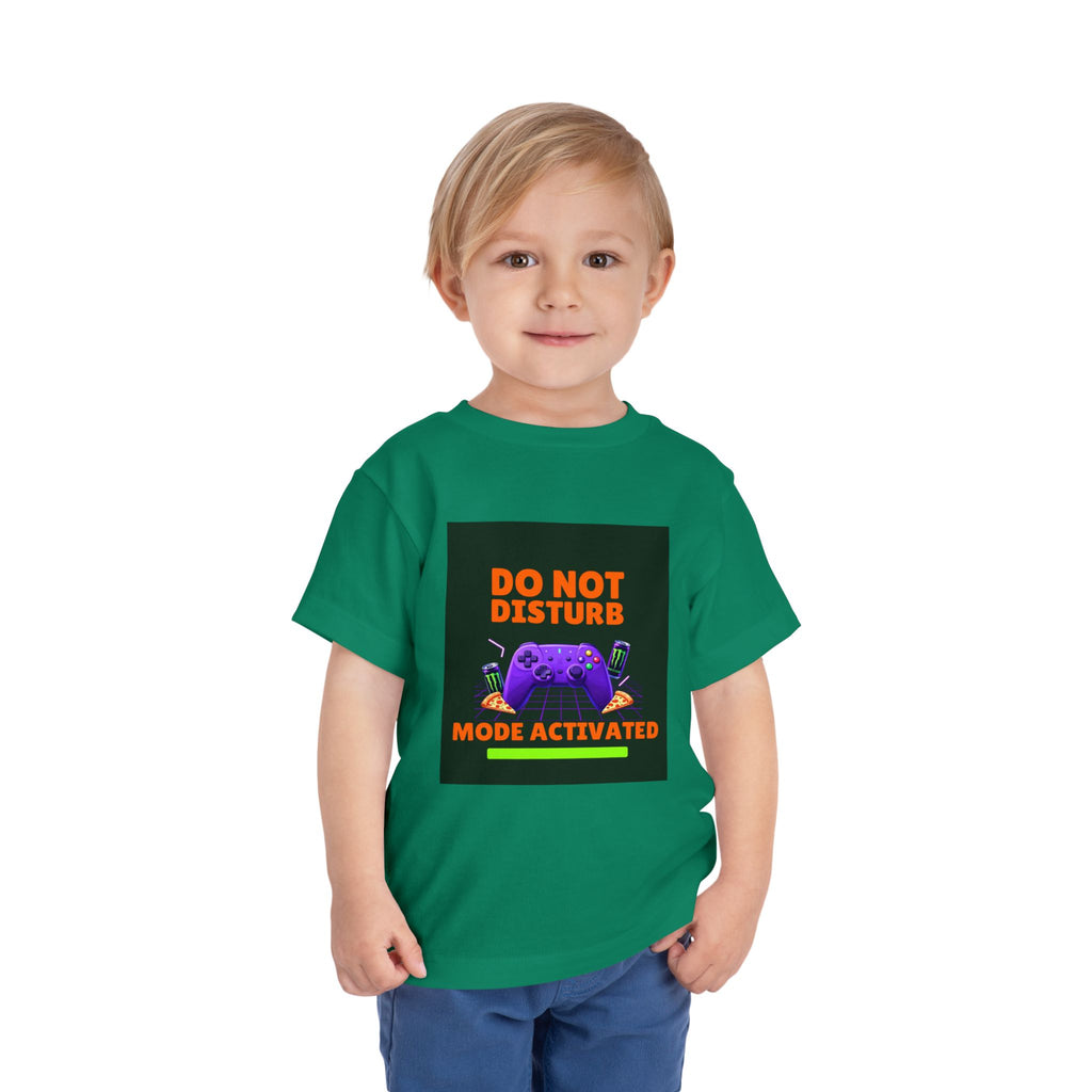 Do Not Disturb Mode Activated Toddler Tee — Gamer Controller Graphic Shirt