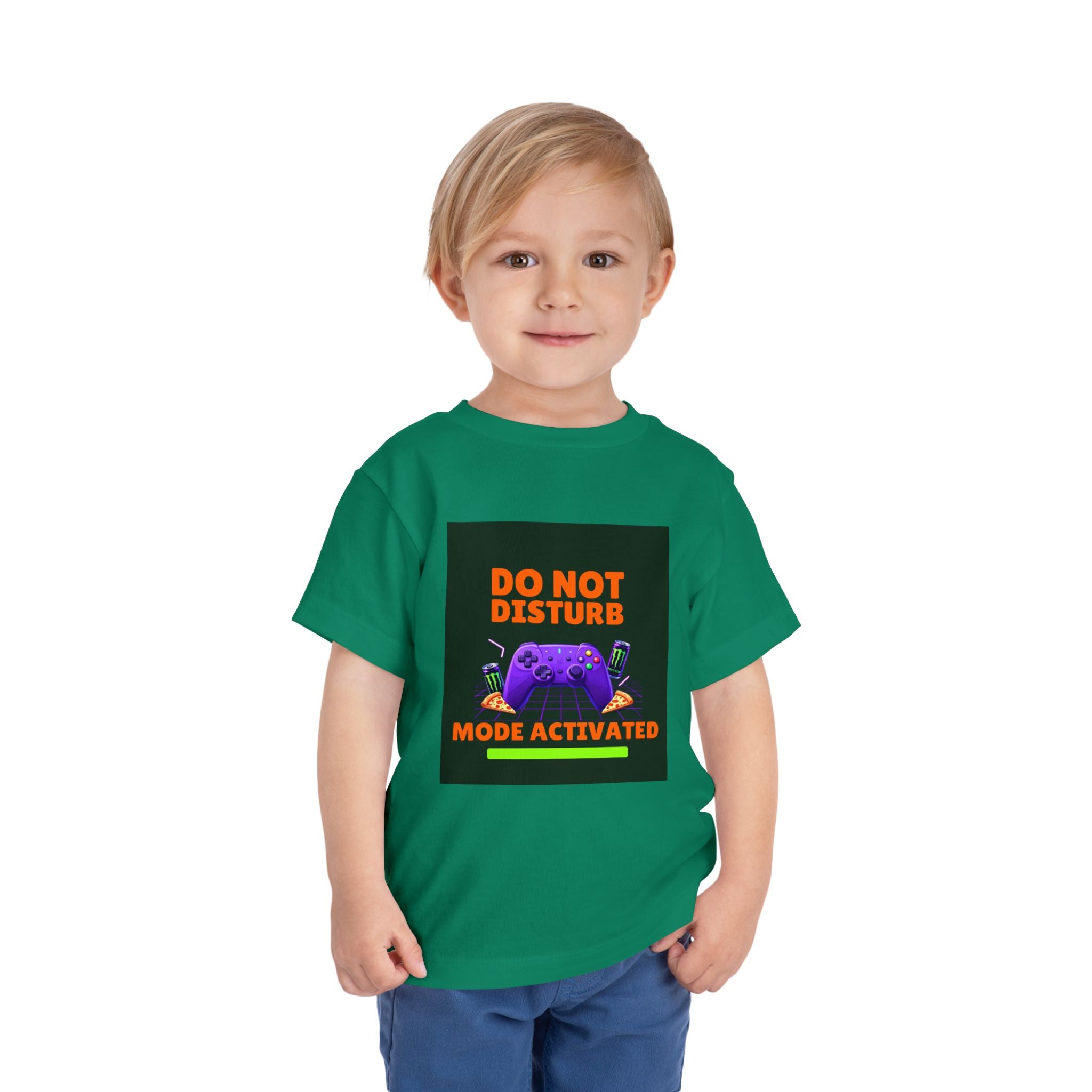 Do Not Disturb Mode Activated Toddler Tee — Gamer Controller Graphic Shirt
