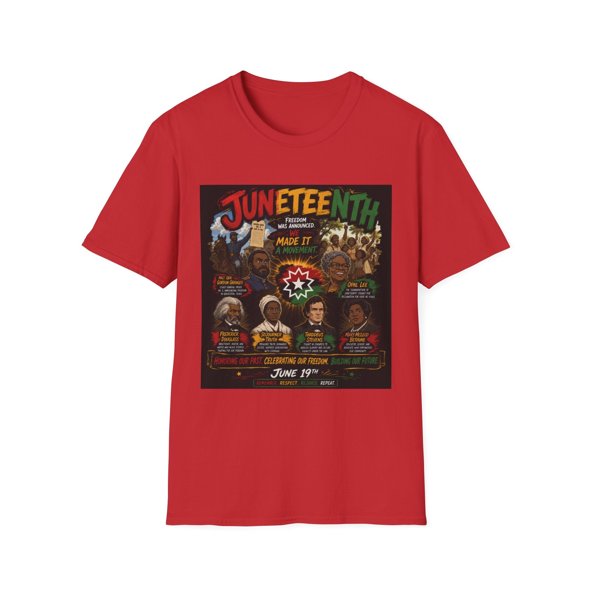 Juneteenth Celebration T-Shirt — Juneteenth Freedom Made It Graphic Tee