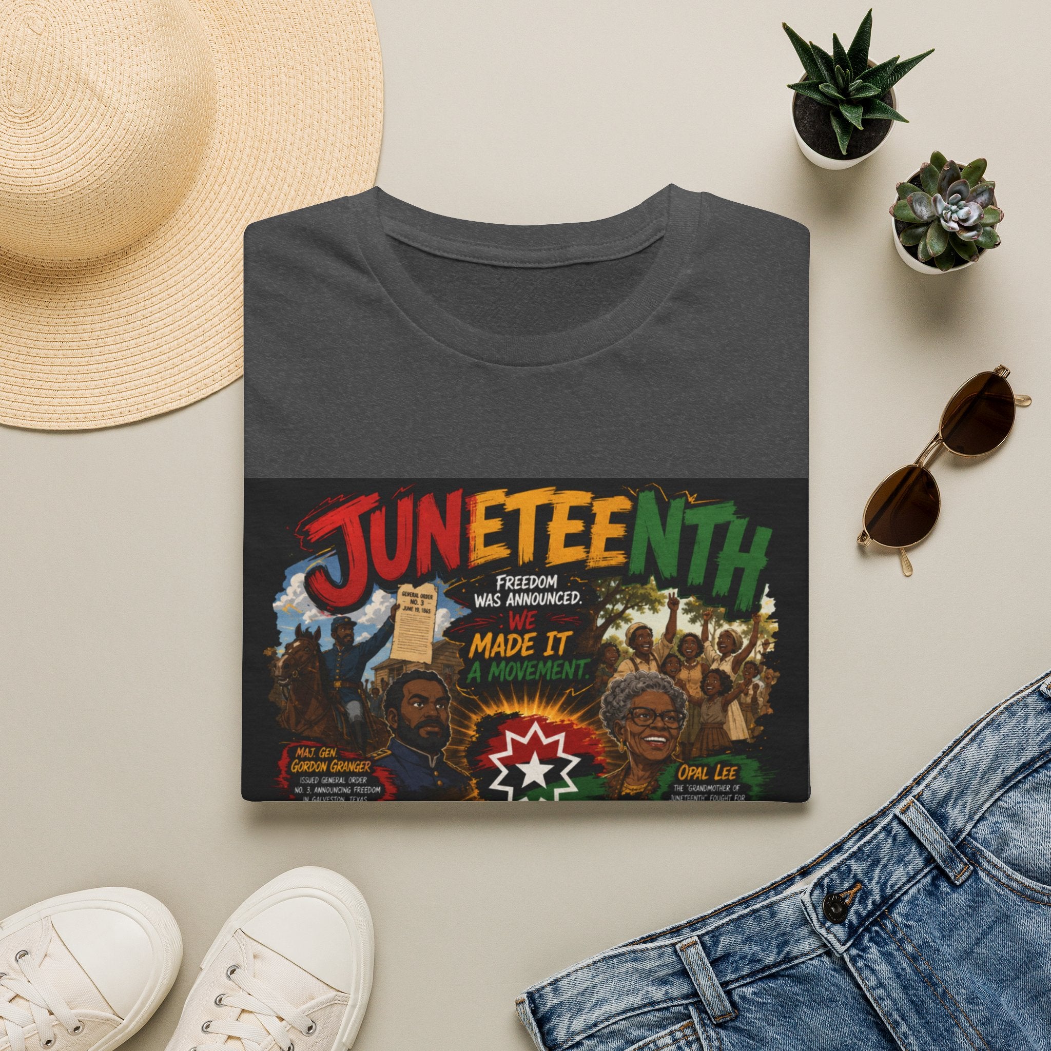 Juneteenth Celebration T-Shirt — Juneteenth Freedom Made It Graphic Tee