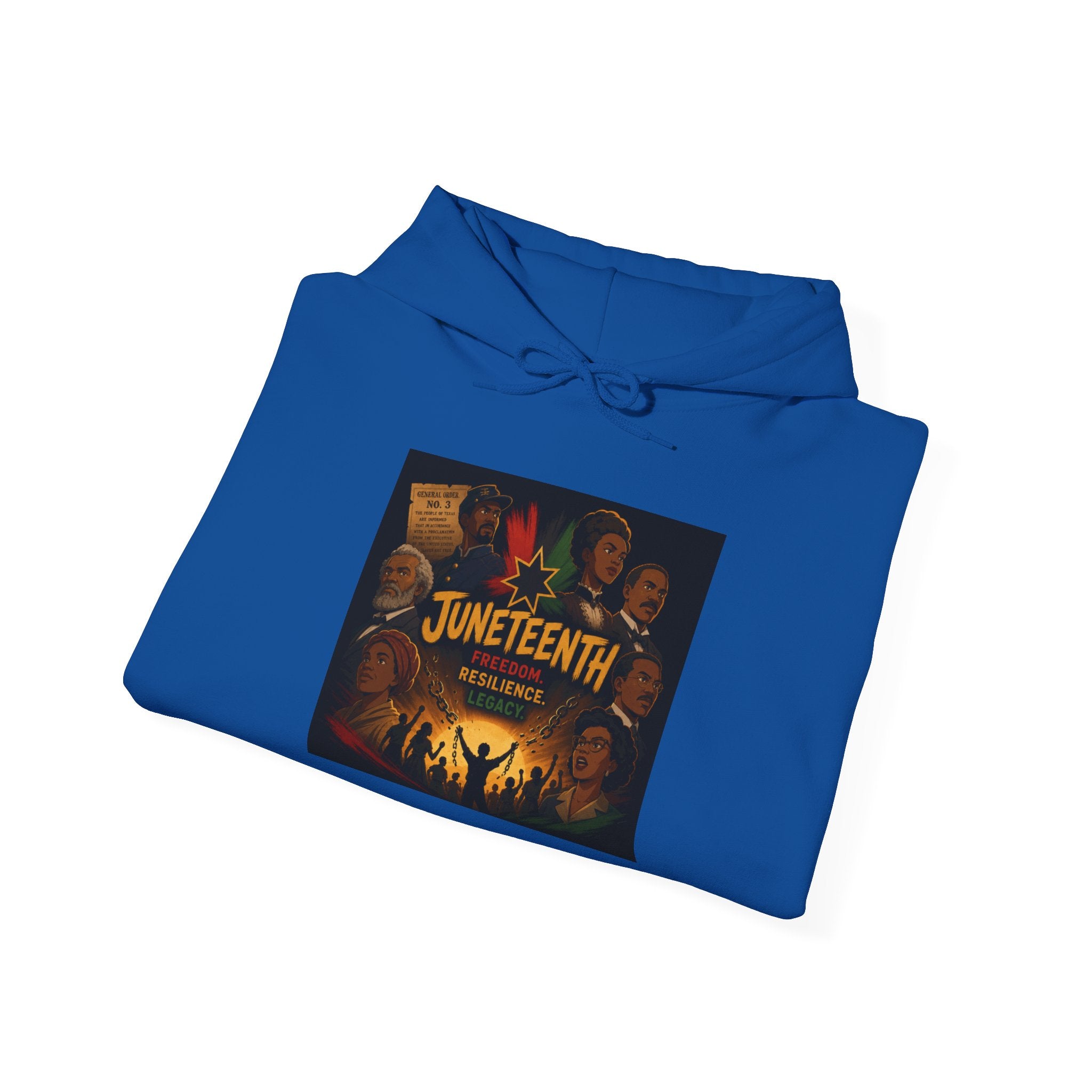 Juneteenth Hoodie — 'Unstoppable Legacy' Commemoration Pullover