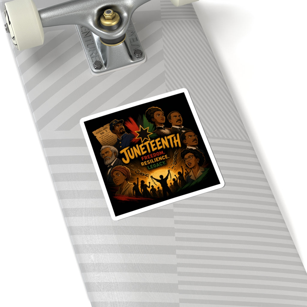 Juneteenth Freedom Sticker — Kiss-Cut Celebration Decal