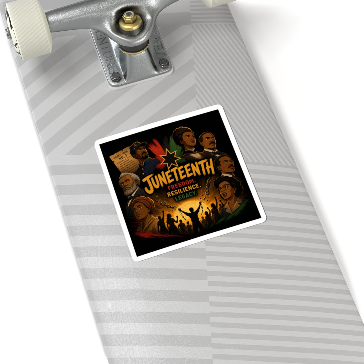 Juneteenth Freedom Sticker — Kiss-Cut Celebration Decal