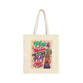 Cotton Tote Bag — "Play Wit You Momma Don’t Play Wit Me" Colorful Graphic