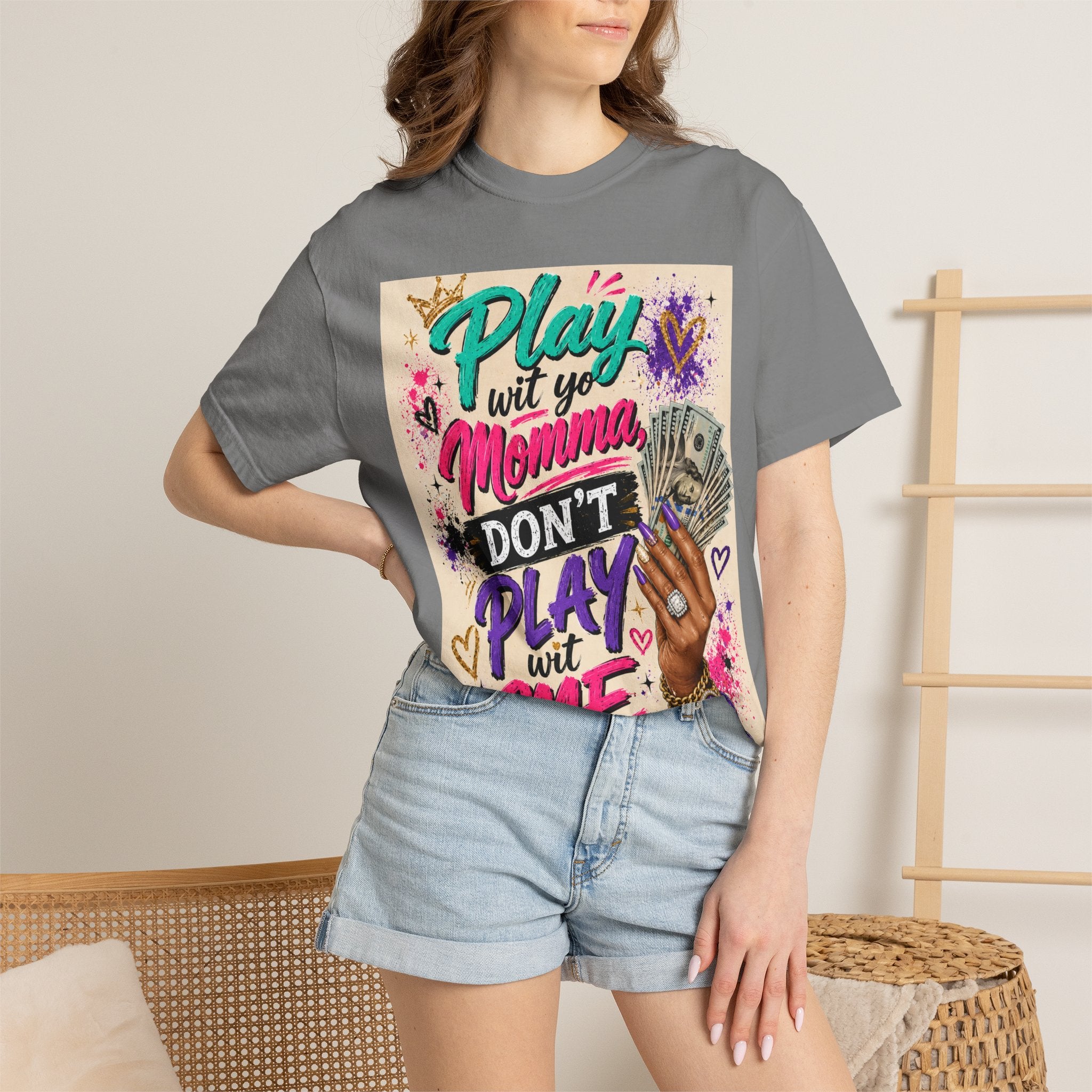 Play Wit Yo Momma Don’t Play Wit Me T-Shirt — Bold Streetwear Graphic Tee