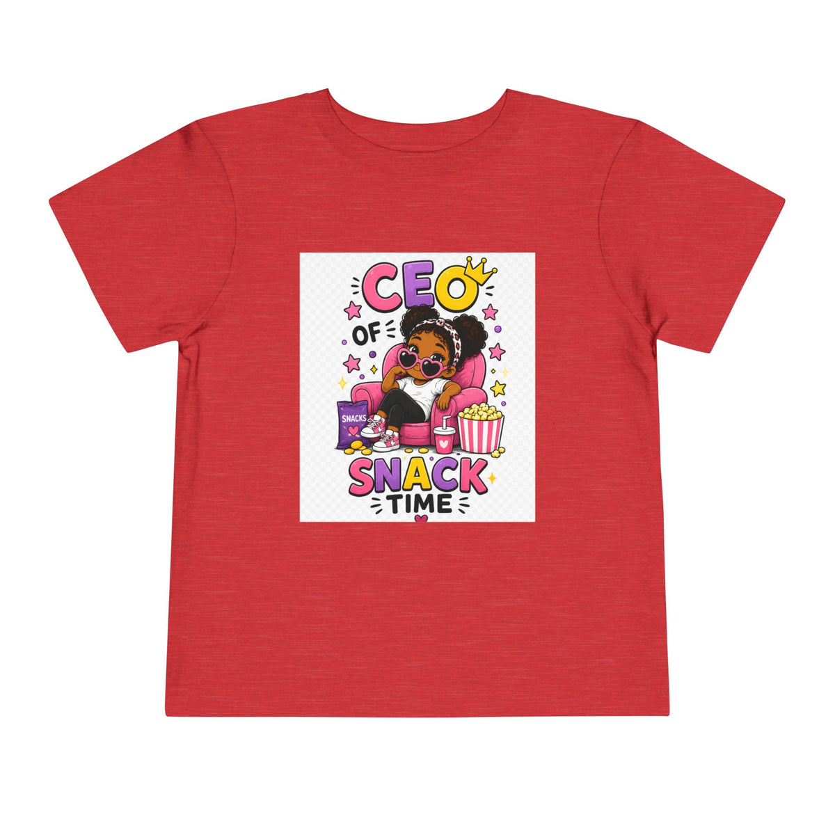 "CEO of Snack Time" Toddler Tee