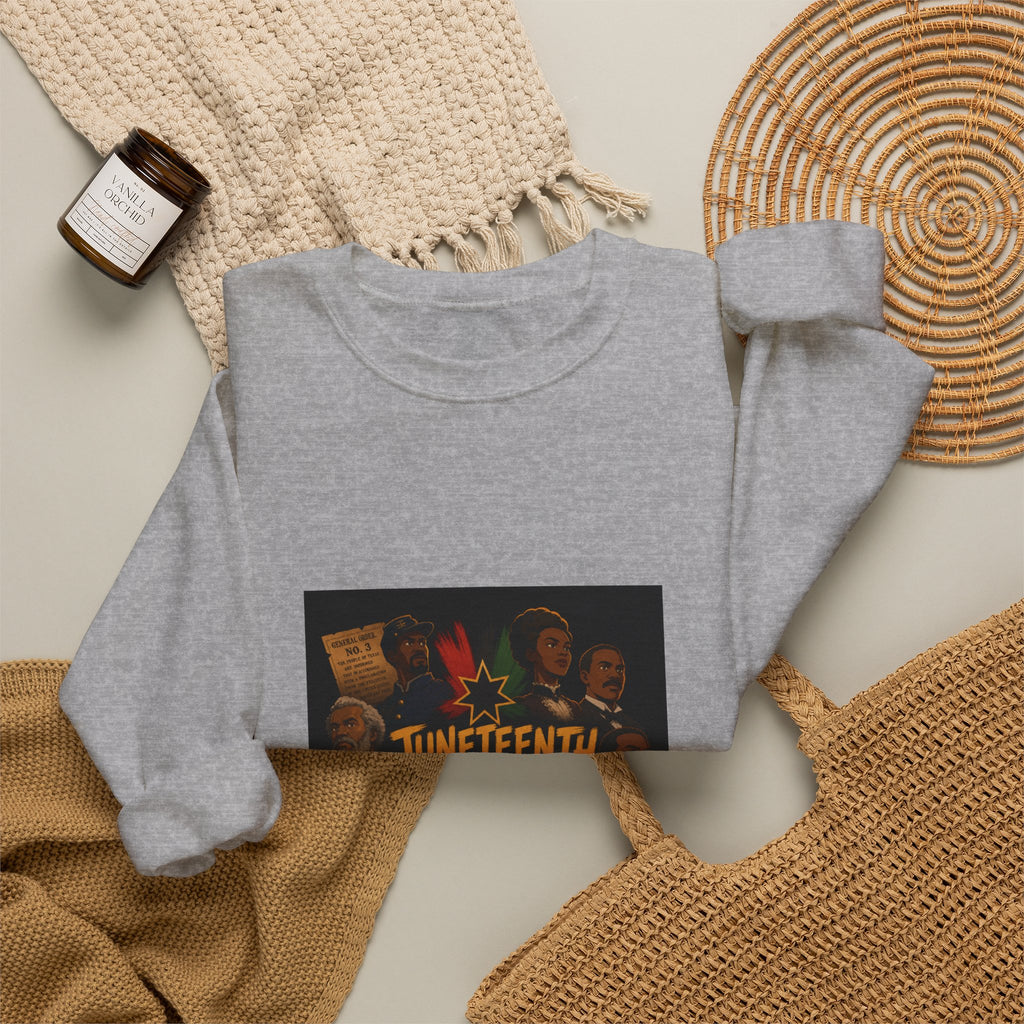 Juneteenth Celebration Sweatshirt — Black History Commemorative Crewneck