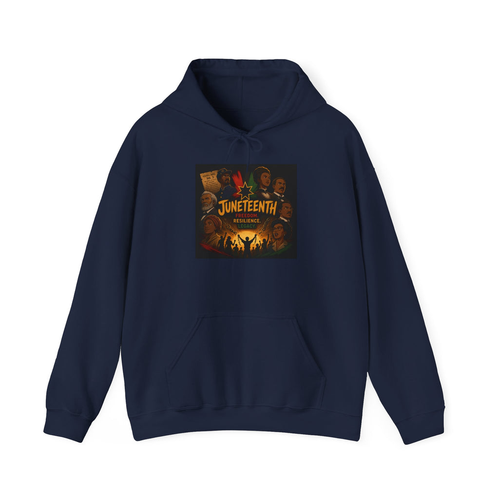 Juneteenth Celebration Hoodie - Bold Freedom & Unity Graphic