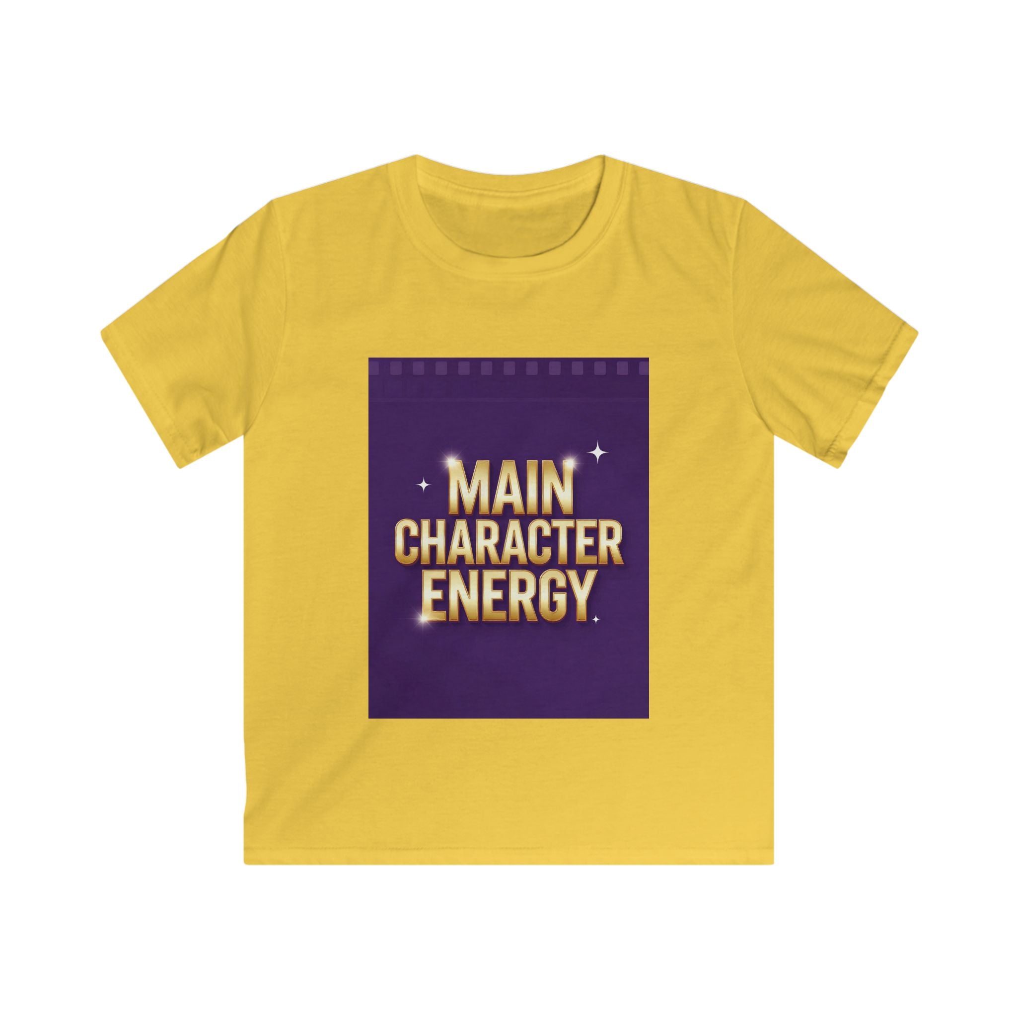Kids T‑Shirt — "Main Character Energy" Bold Graphic Tee for Confident Kids