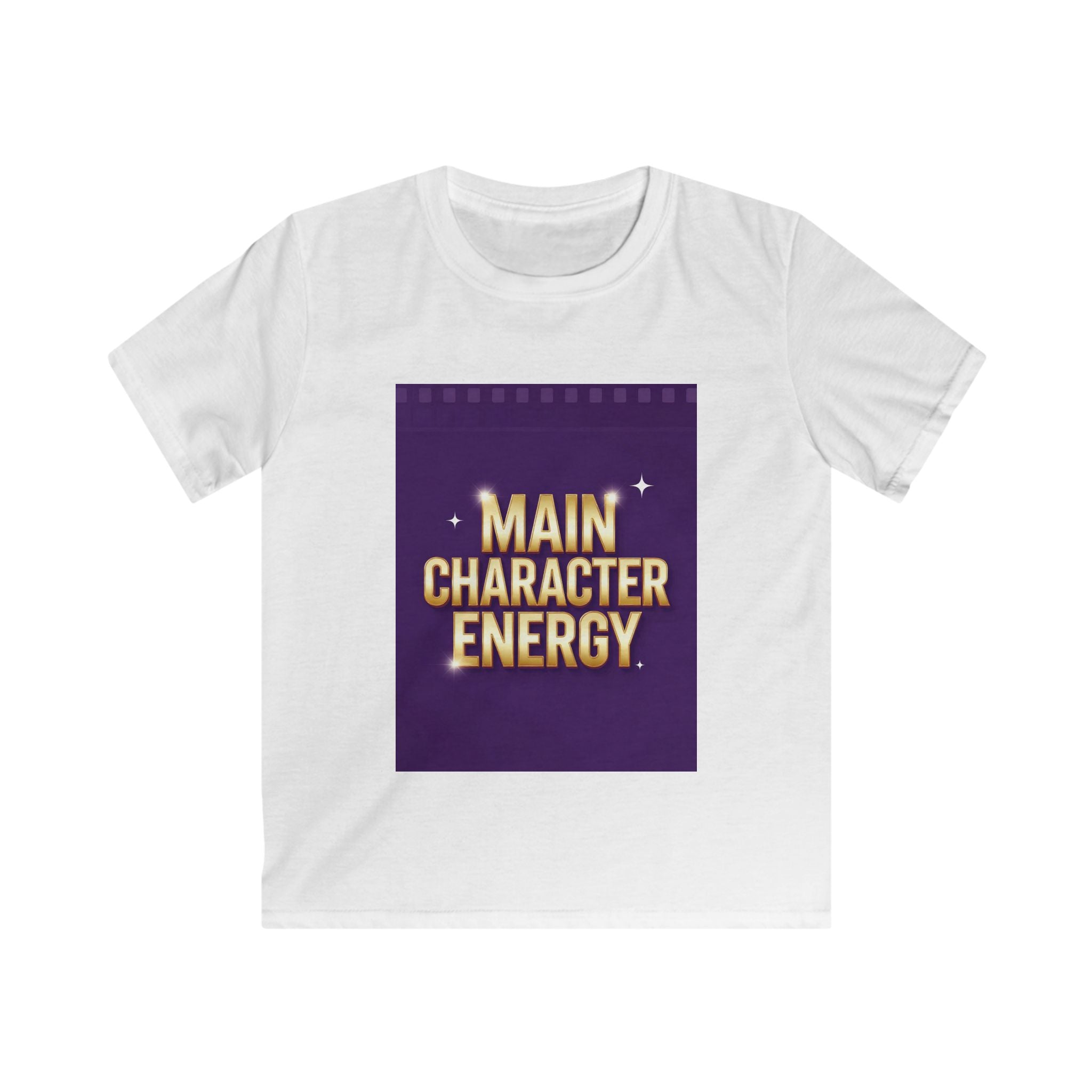 Kids T‑Shirt — "Main Character Energy" Bold Graphic Tee for Confident Kids