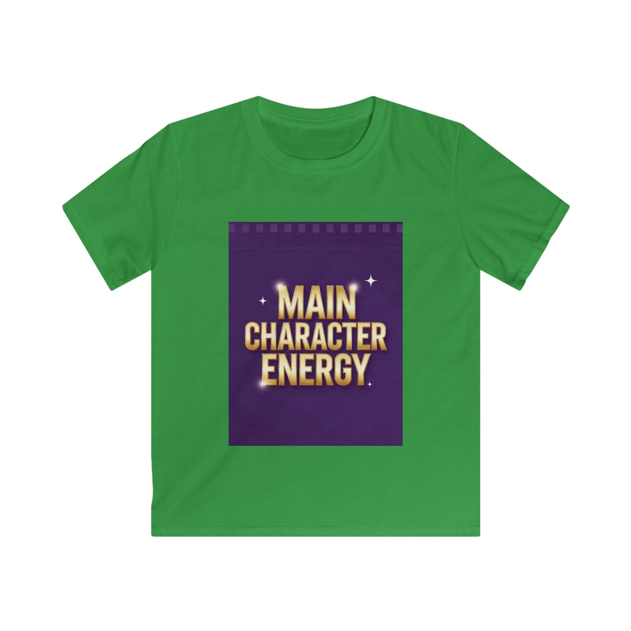 Kids T‑Shirt — "Main Character Energy" Bold Graphic Tee for Confident Kids