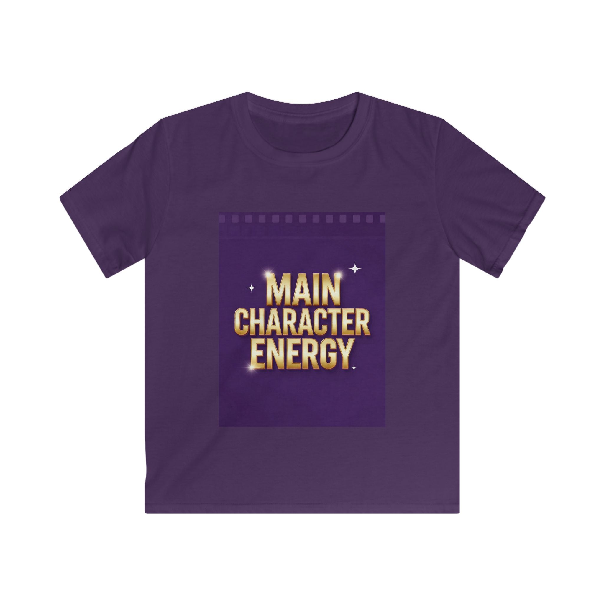 Kids T‑Shirt — "Main Character Energy" Bold Graphic Tee for Confident Kids