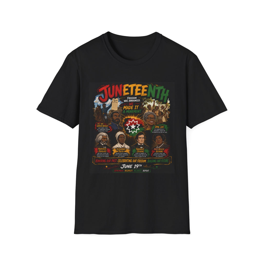 Juneteenth Celebration T-Shirt — Juneteenth Freedom Made It Graphic Tee