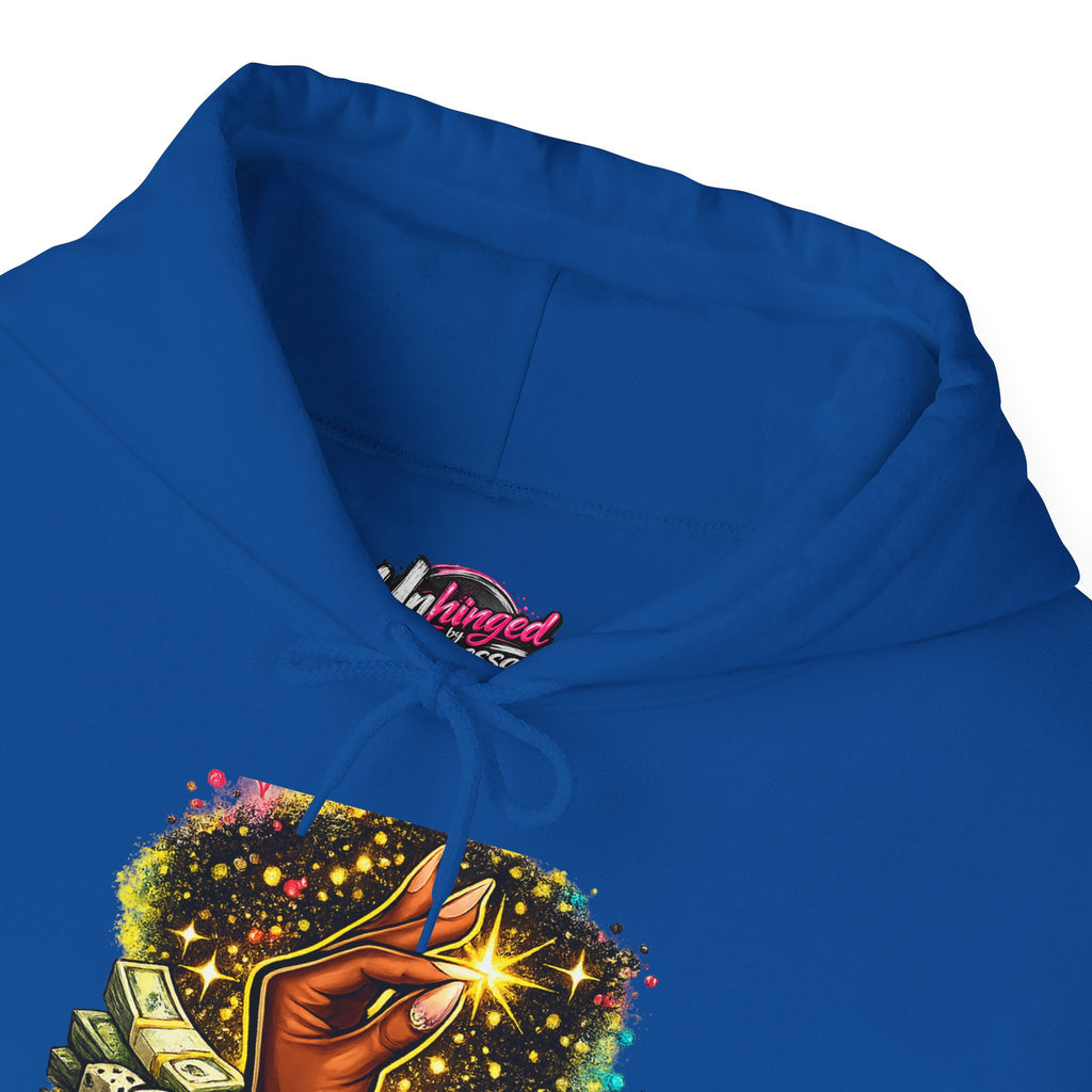 Hoodie — 'Ate This Up!' Retro Cosmic Hand Graphic Hoodie
