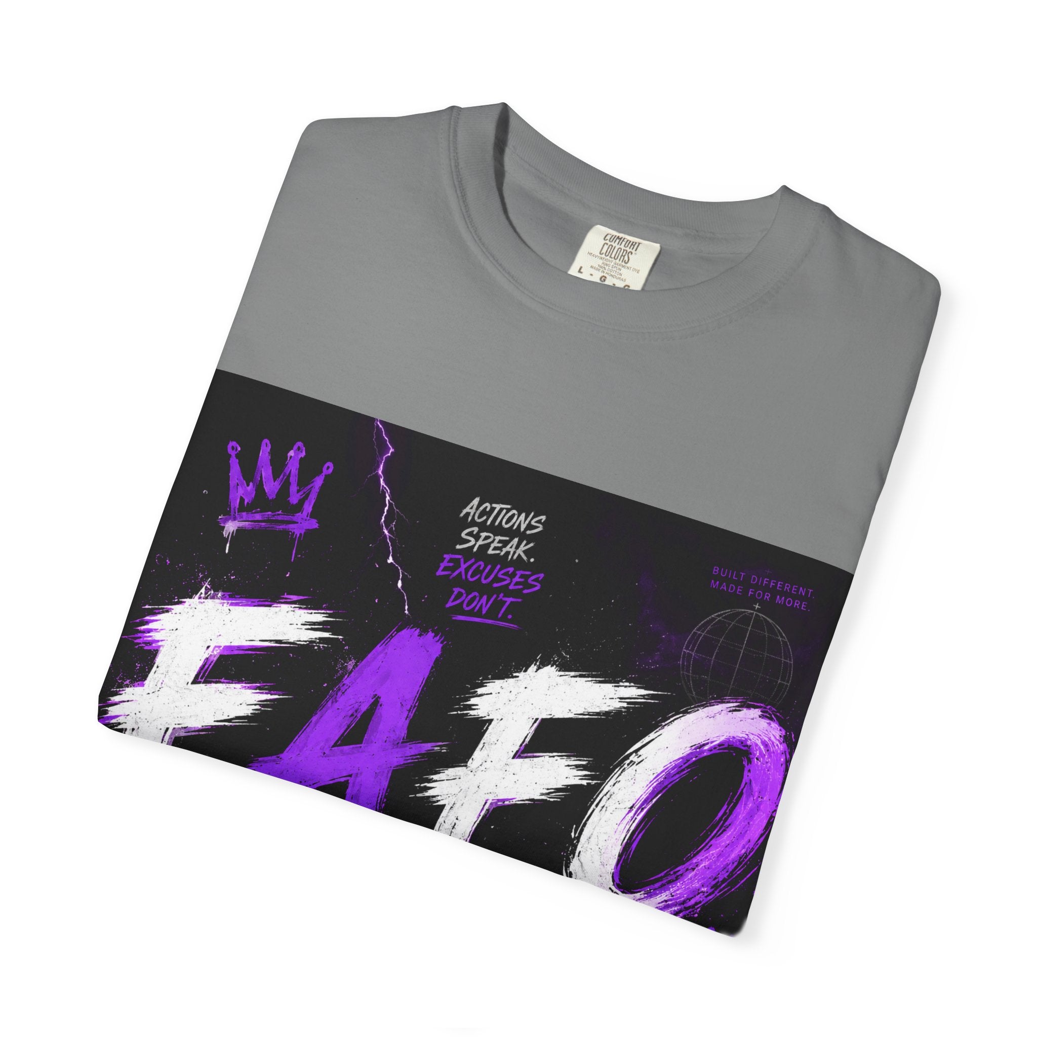FAFO Graphic T-Shirt — Edgy Purple Streetwear Tee
