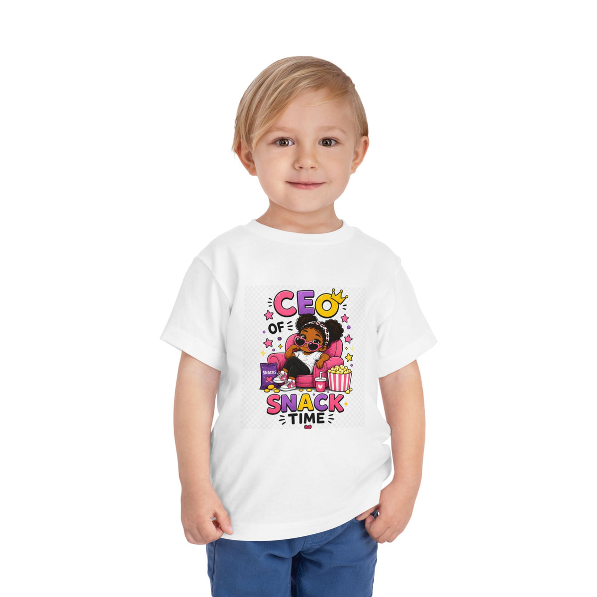 "CEO of Snack Time" Toddler Tee