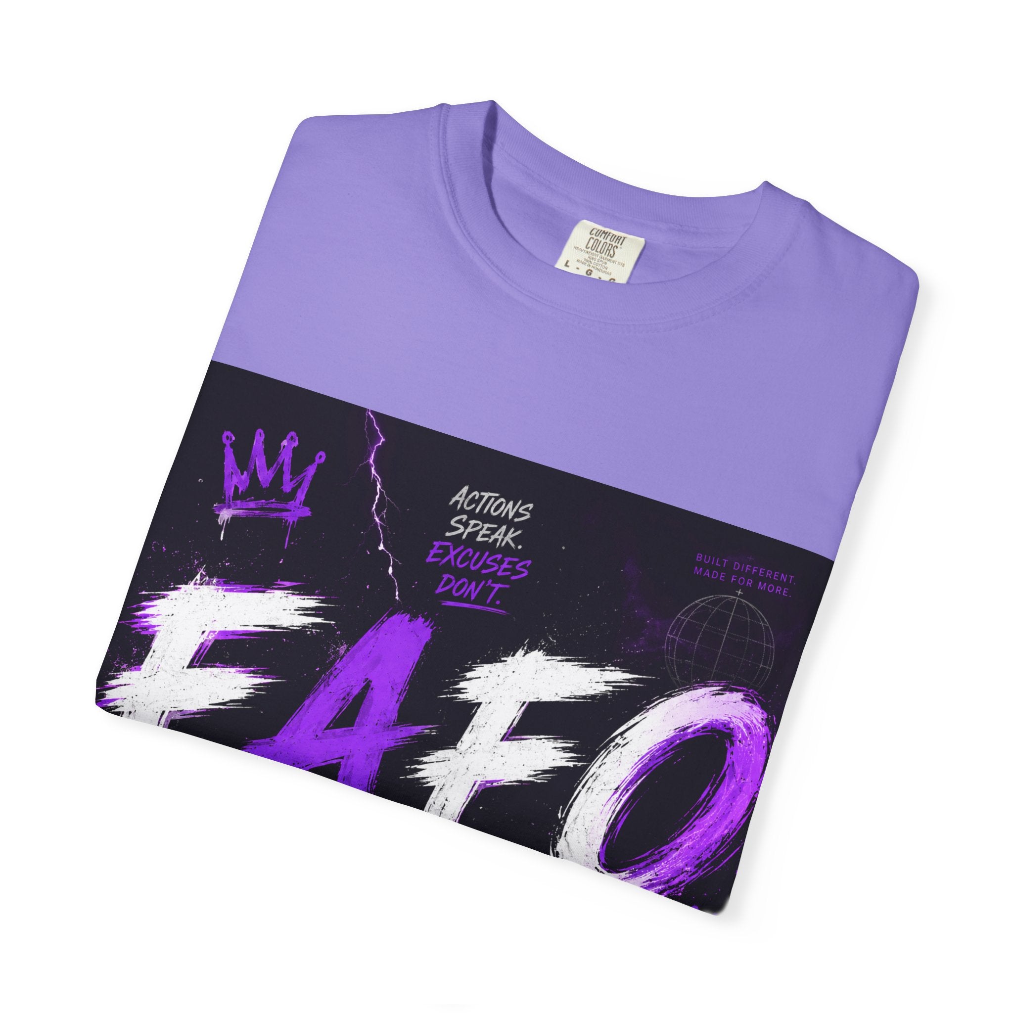 FAFO Graphic T-Shirt — Edgy Purple Streetwear Tee