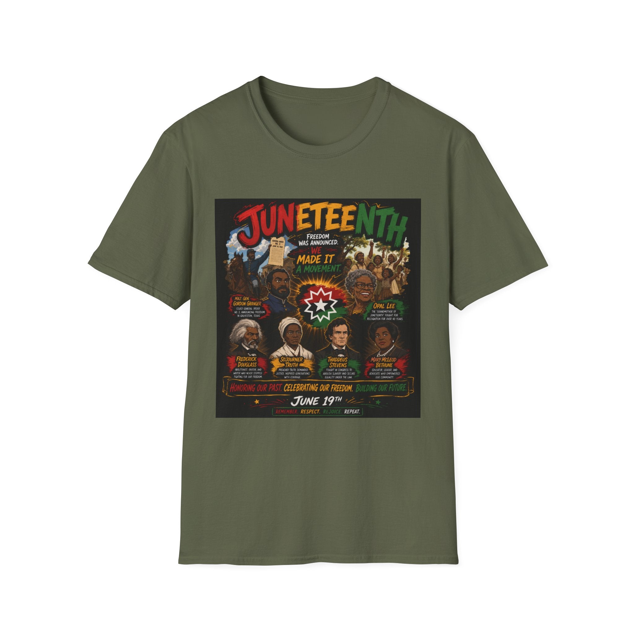 Juneteenth Celebration T-Shirt — Juneteenth Freedom Made It Graphic Tee