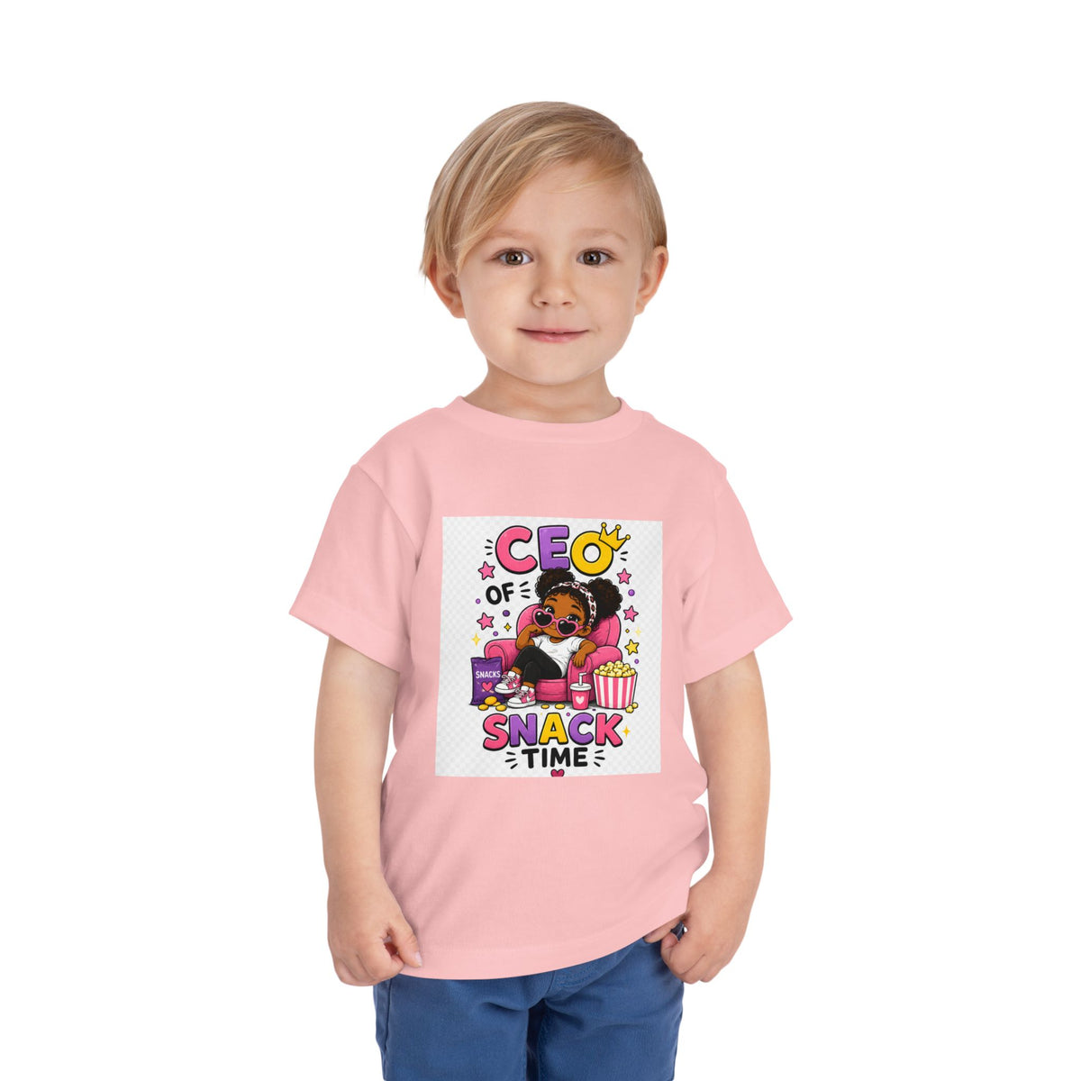 "CEO of Snack Time" Toddler Tee