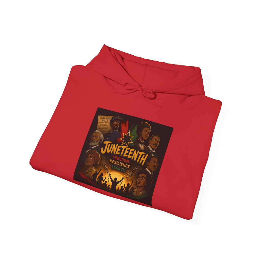 Juneteenth Hoodie — 'Unstoppable Legacy' Commemoration Pullover