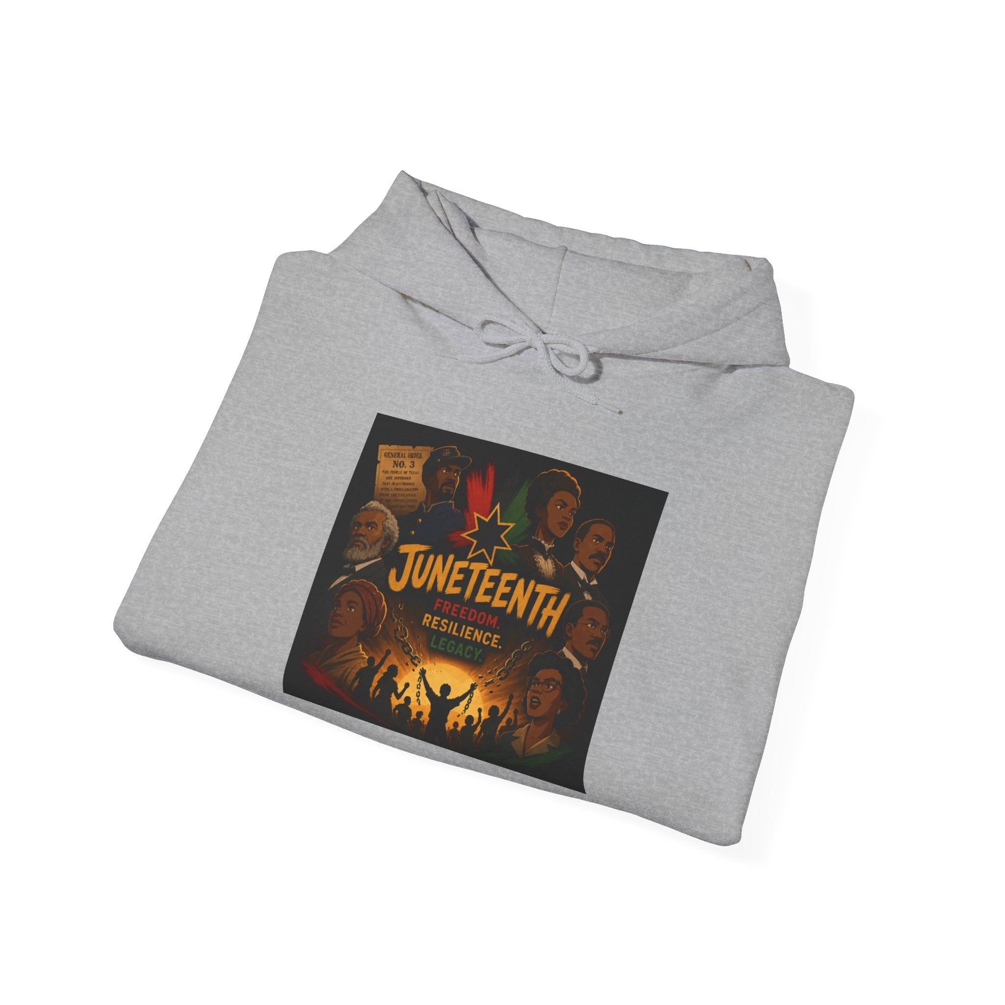 Juneteenth Hoodie — 'Unstoppable Legacy' Commemoration Pullover