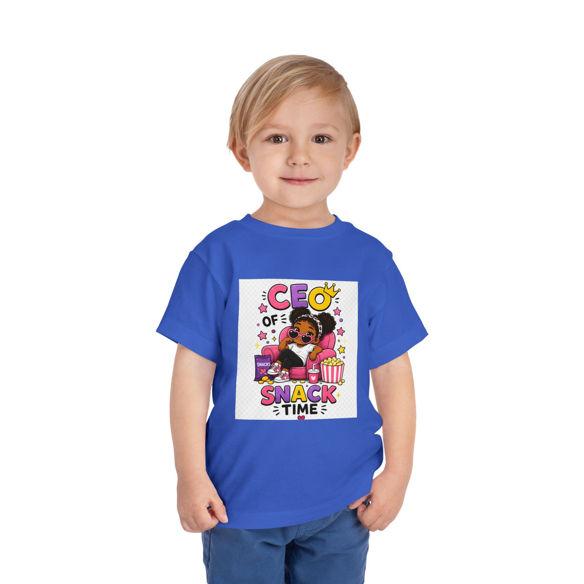 "CEO of Snack Time" Toddler Tee