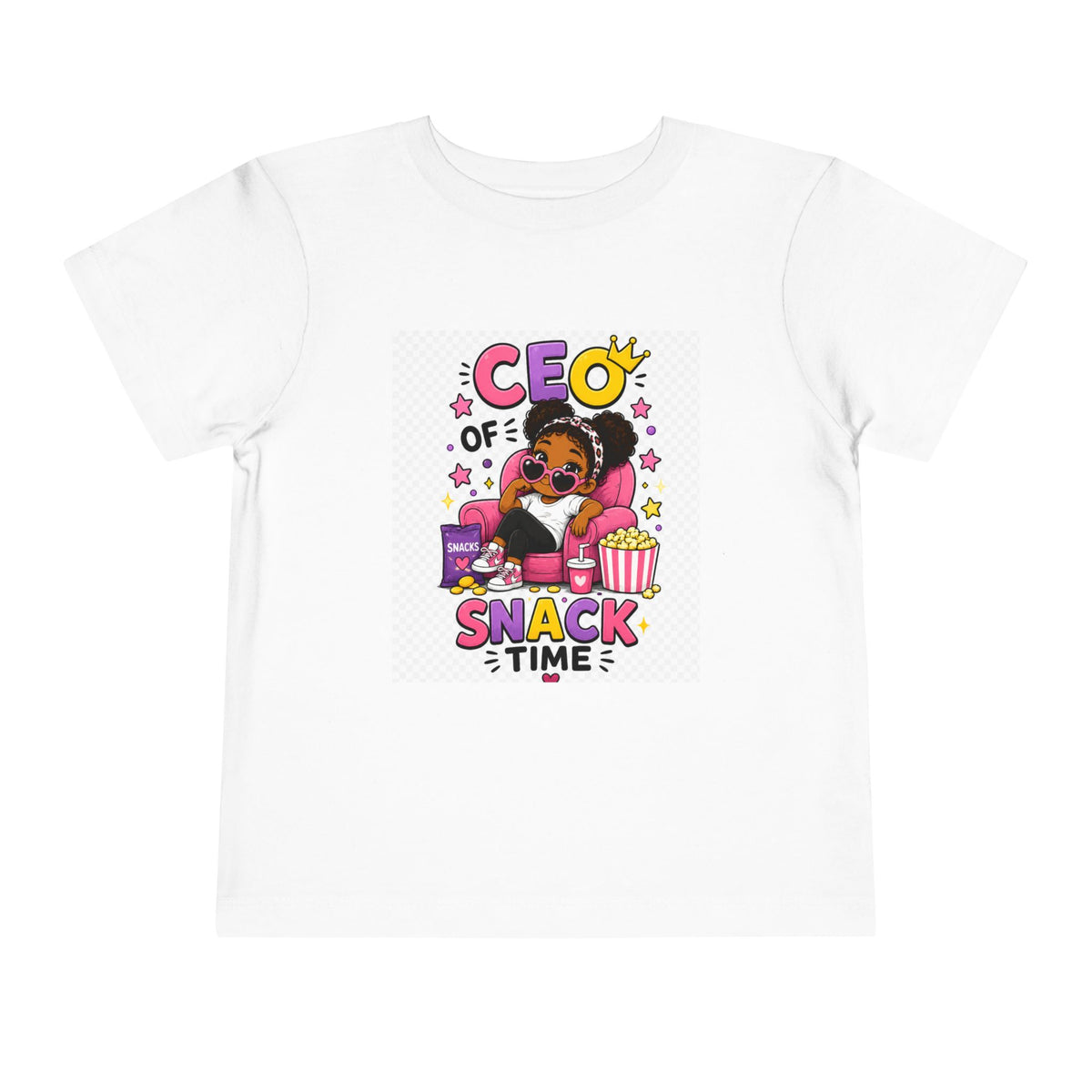 "CEO of Snack Time" Toddler Tee