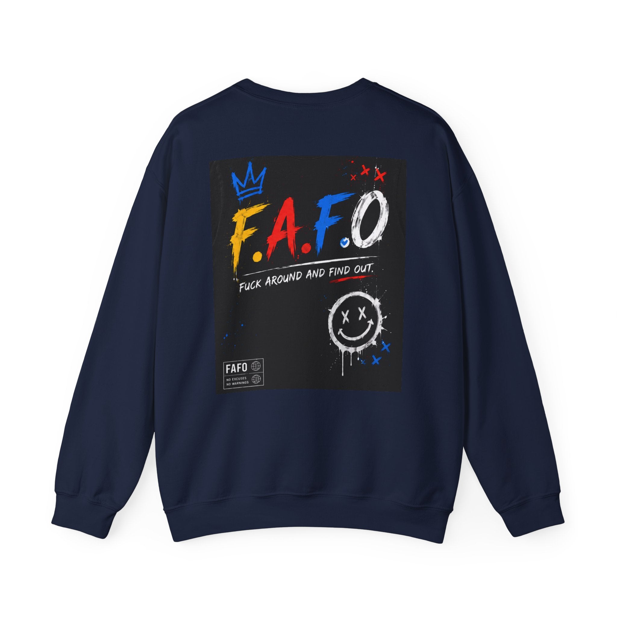 FAFO Graphic Crewneck Sweatshirt — Bold Street Art Pullover