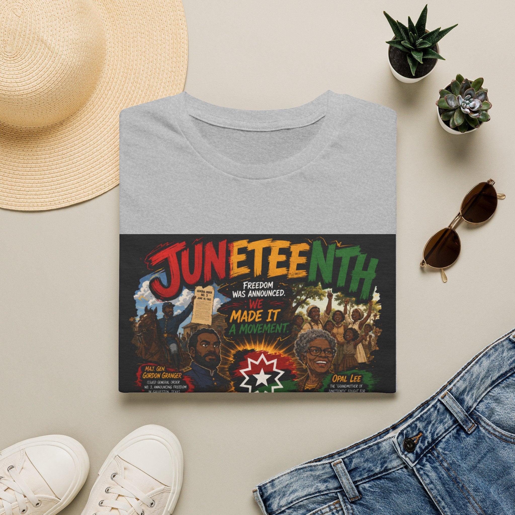 Juneteenth Celebration T-Shirt — Juneteenth Freedom Made It Graphic Tee