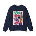 Crewneck Sweatshirt — “Play with My Momma, Don’t Play with Me” Colorful Street Art Design